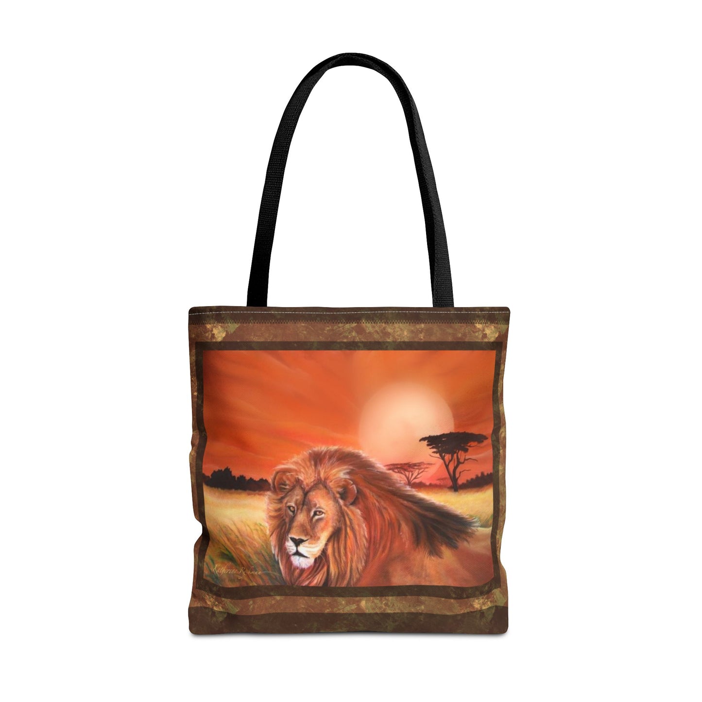 Lion Tote Bag - African Safari Inspired Design