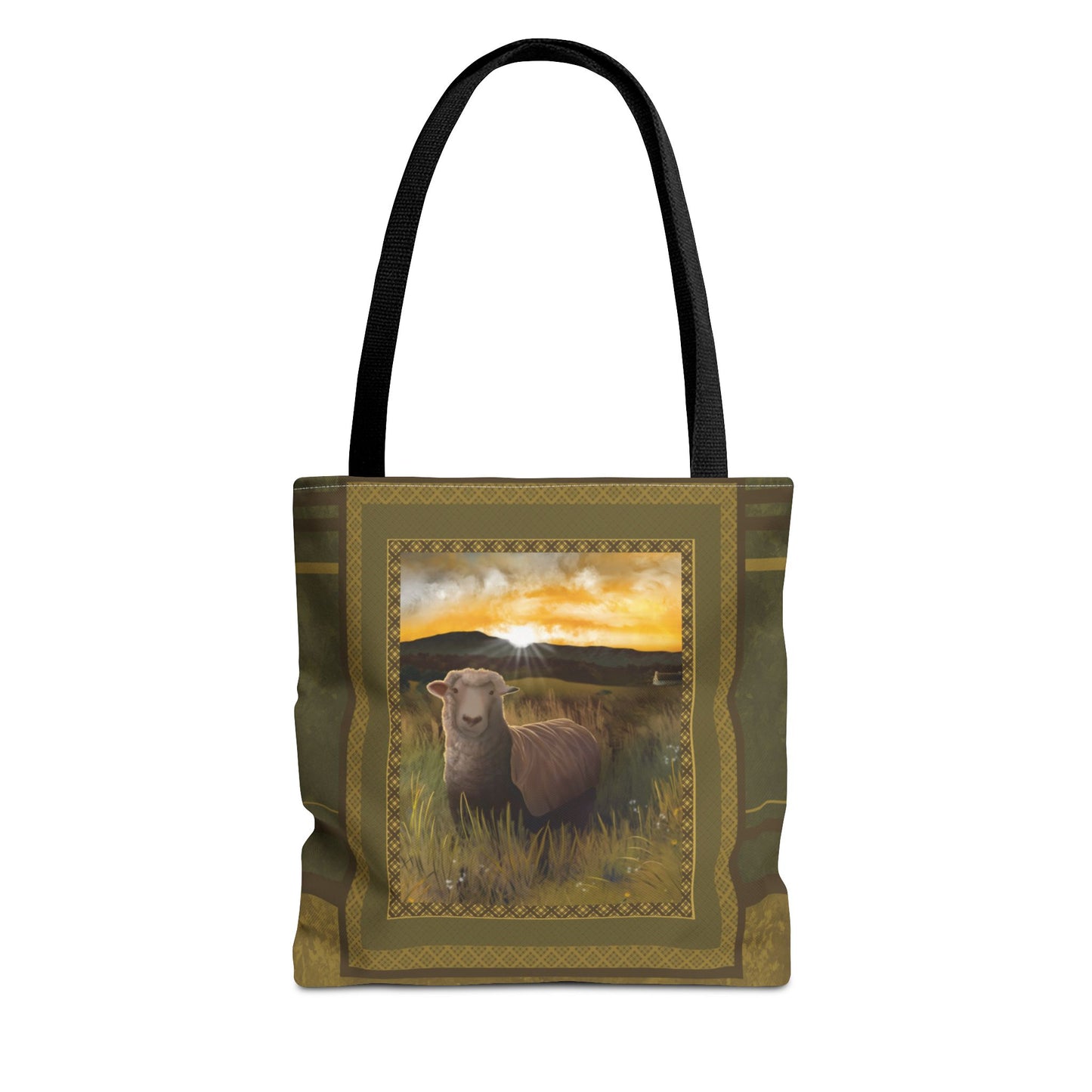 Sunrise Sheep Tote Bag