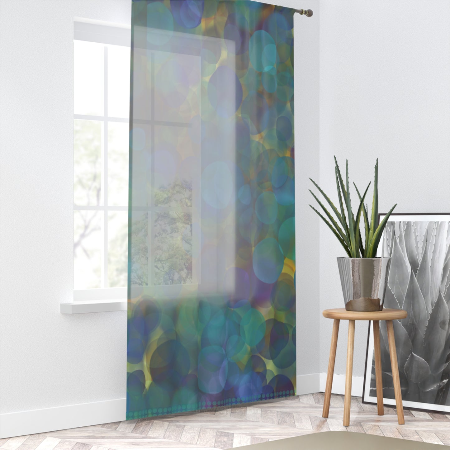 Sheer Curtain - Multicolored Sheer to Go with Colorful Bug Collection