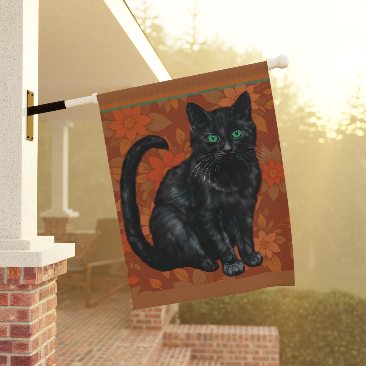 Banner - Black Cat Design for Garden & House Decor