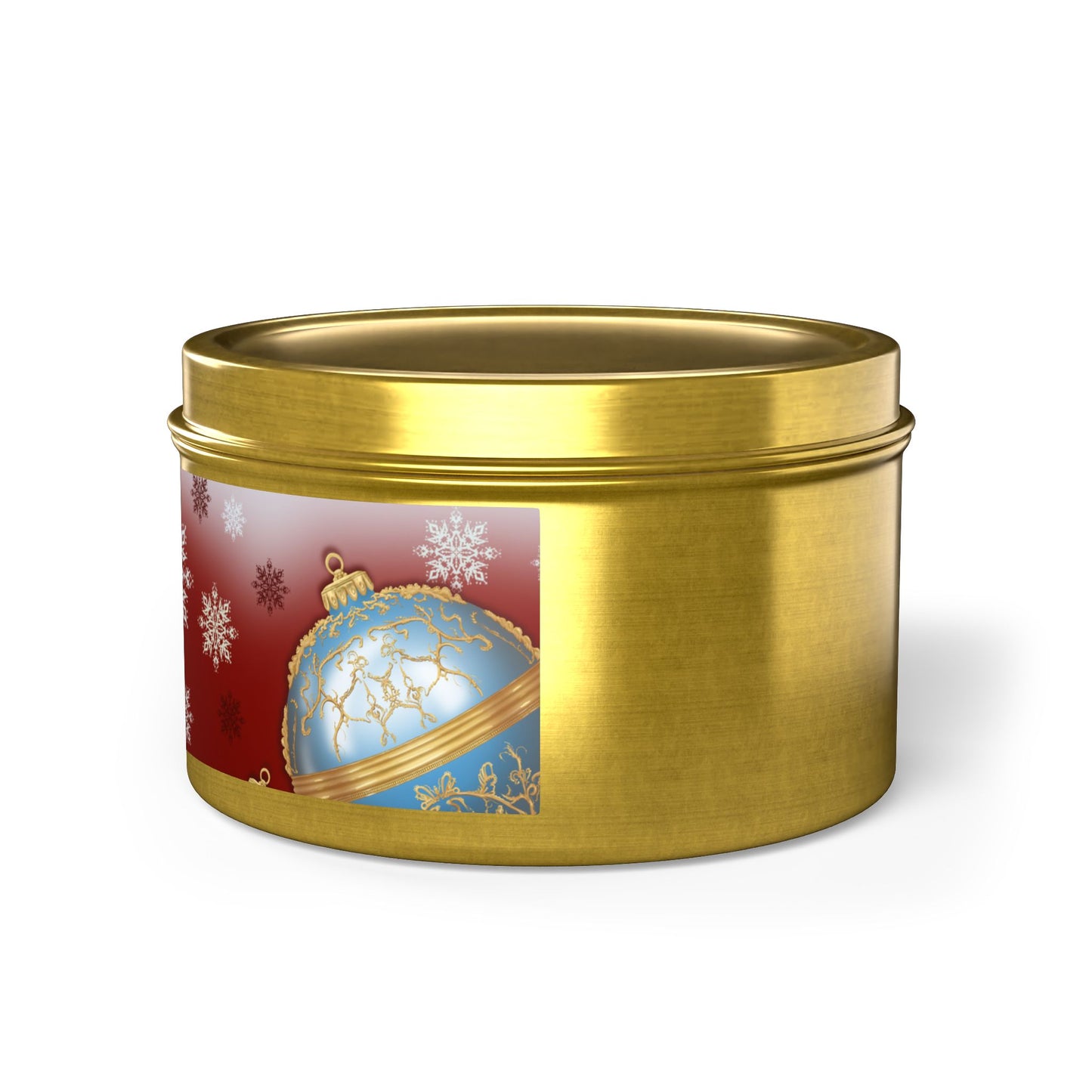 Christmas Tin Candles