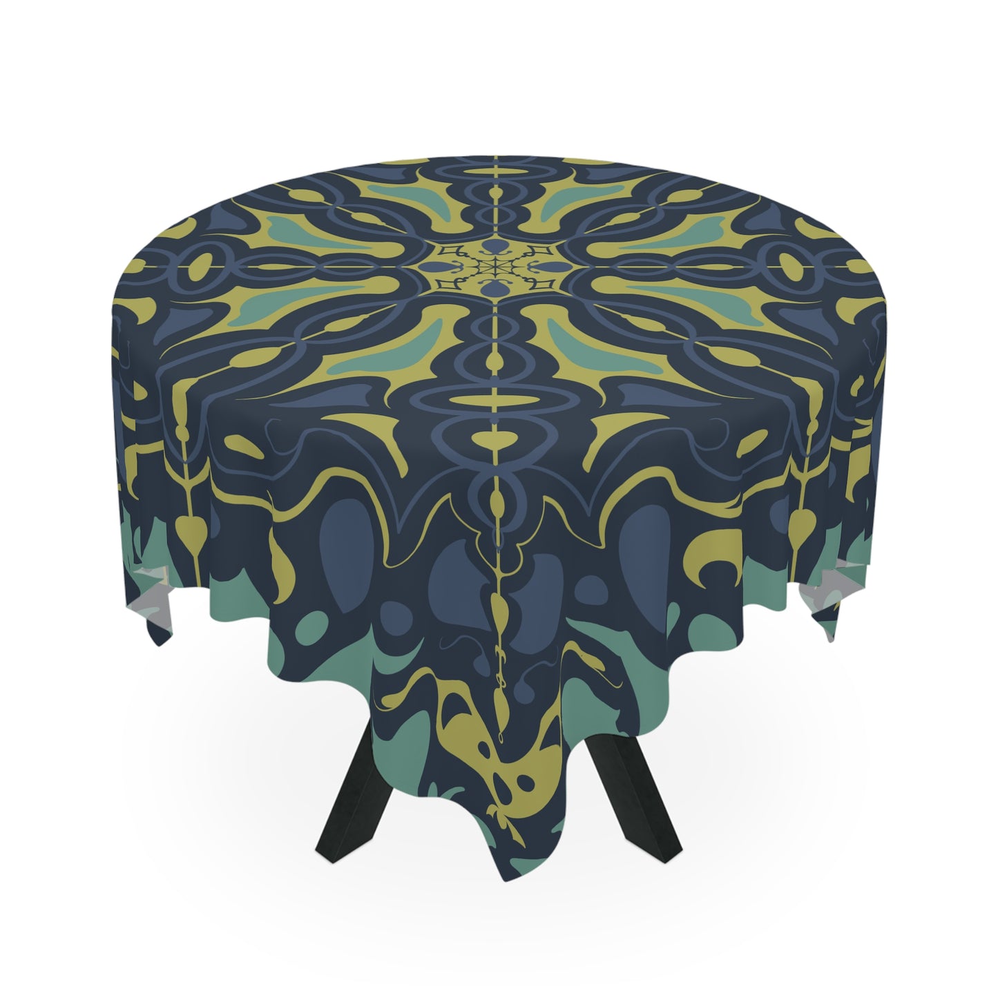 Tablecloth - Beautiful Blue Green Pattern