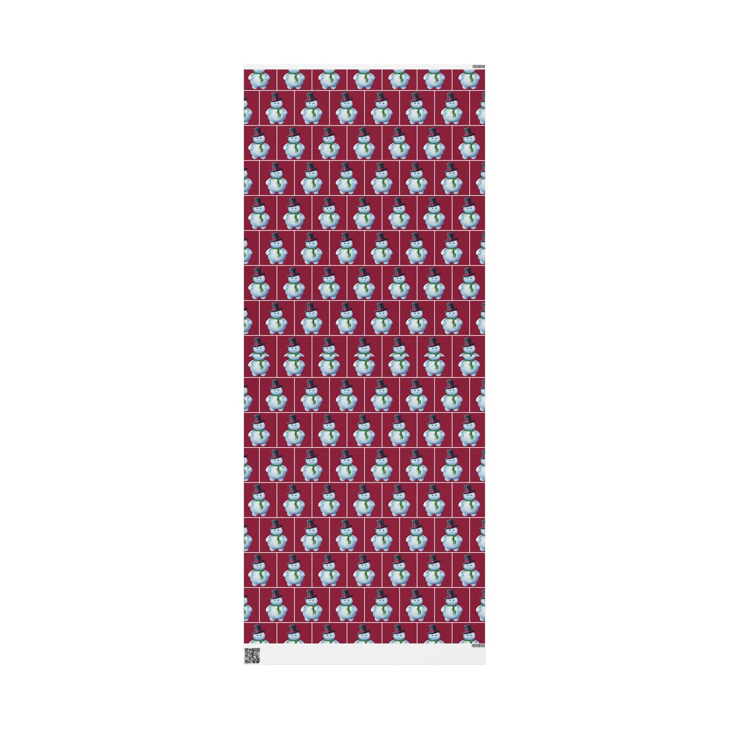 Wrapping Papers Snowman-red