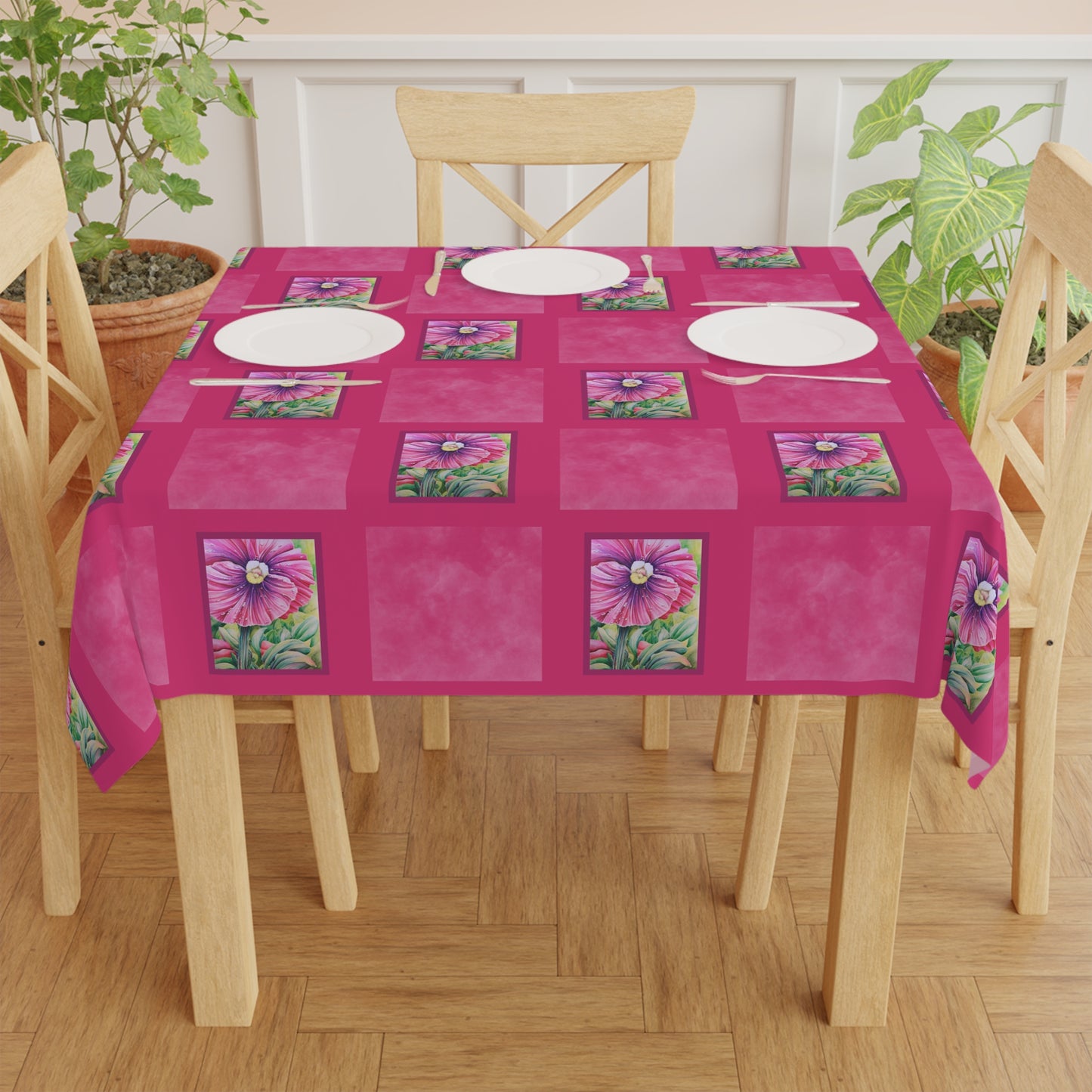 Tablecloth Beautiful Pink Flower