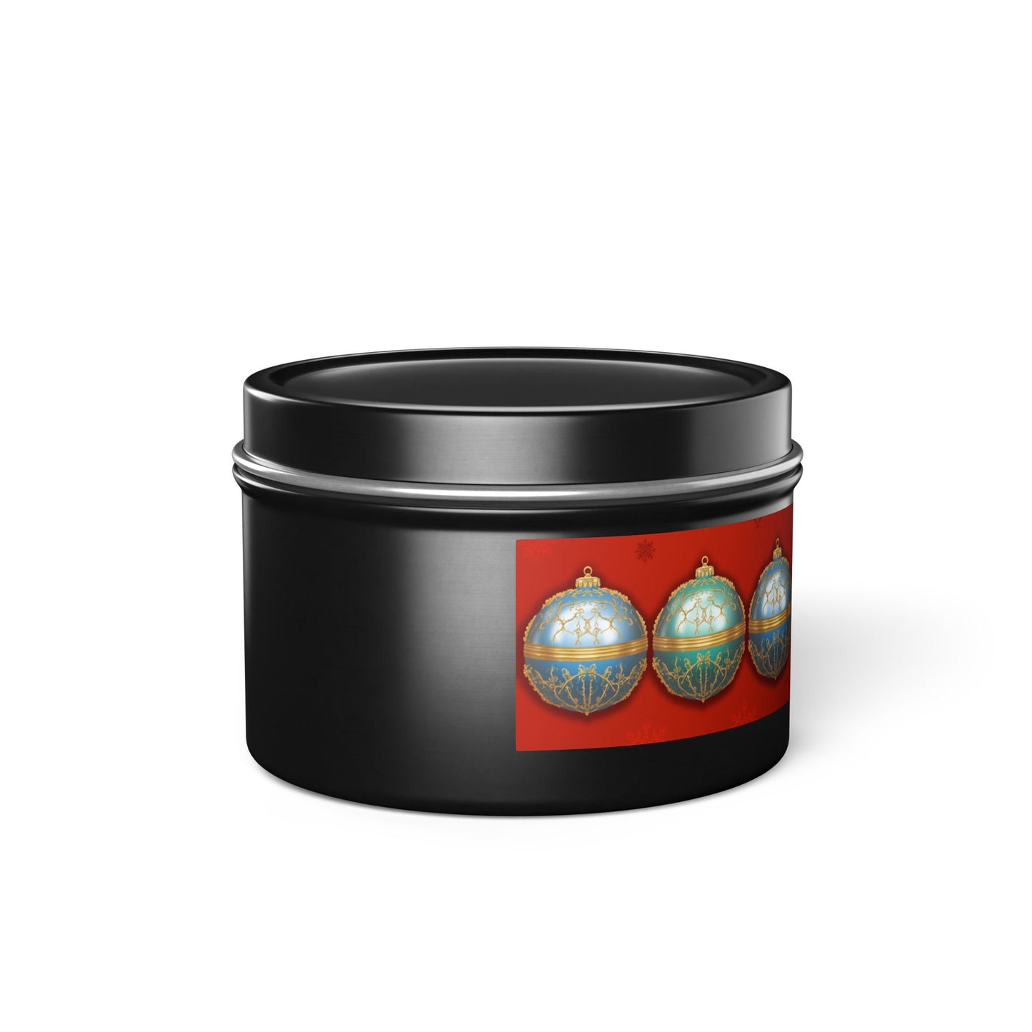 Christmas Tin Candles