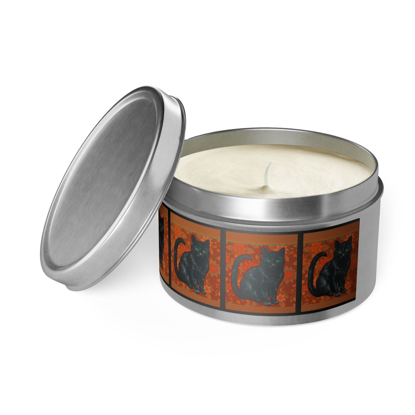 Candles Black Cats Tin