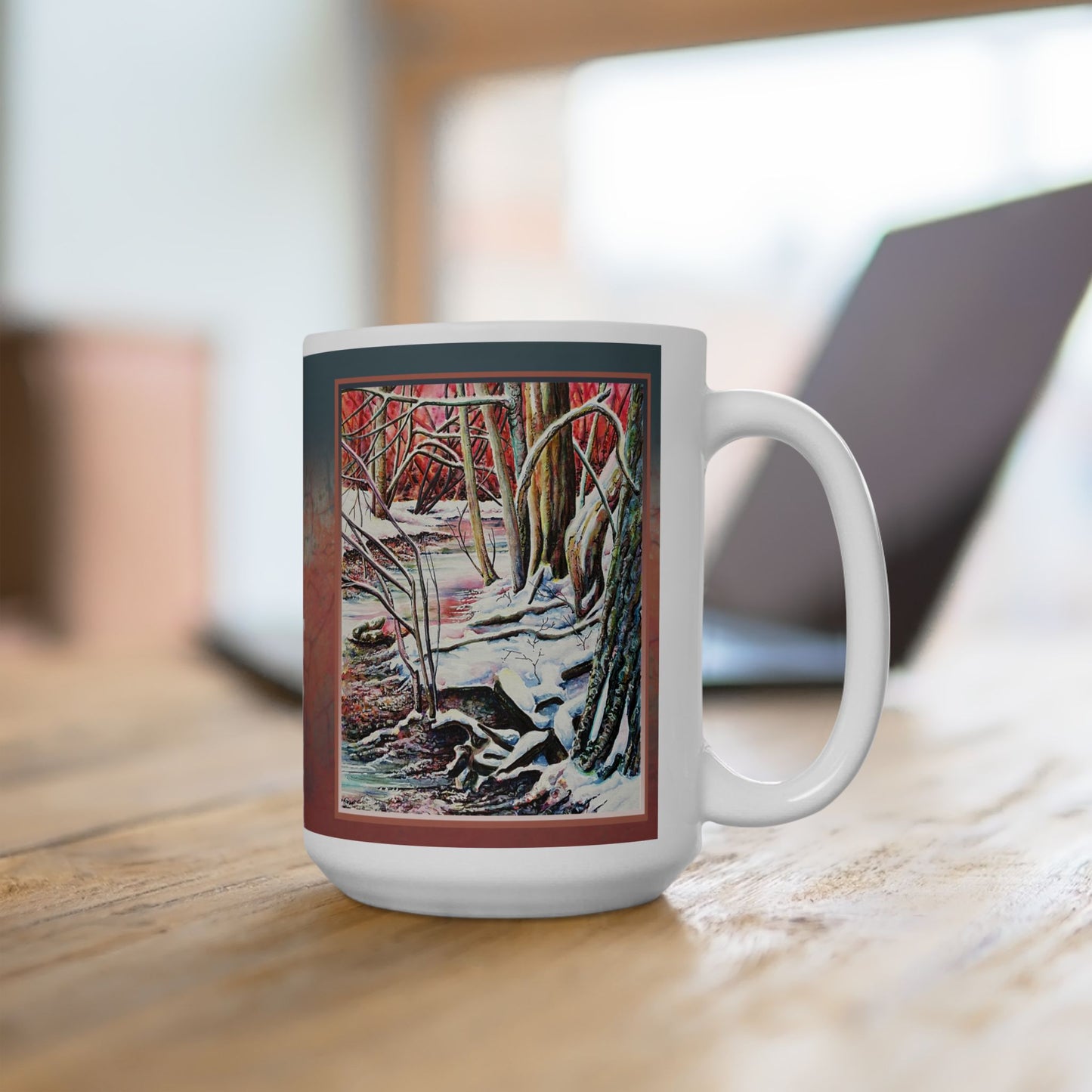 Mug - Snowy River Ceramic Mug (11oz, 15oz)