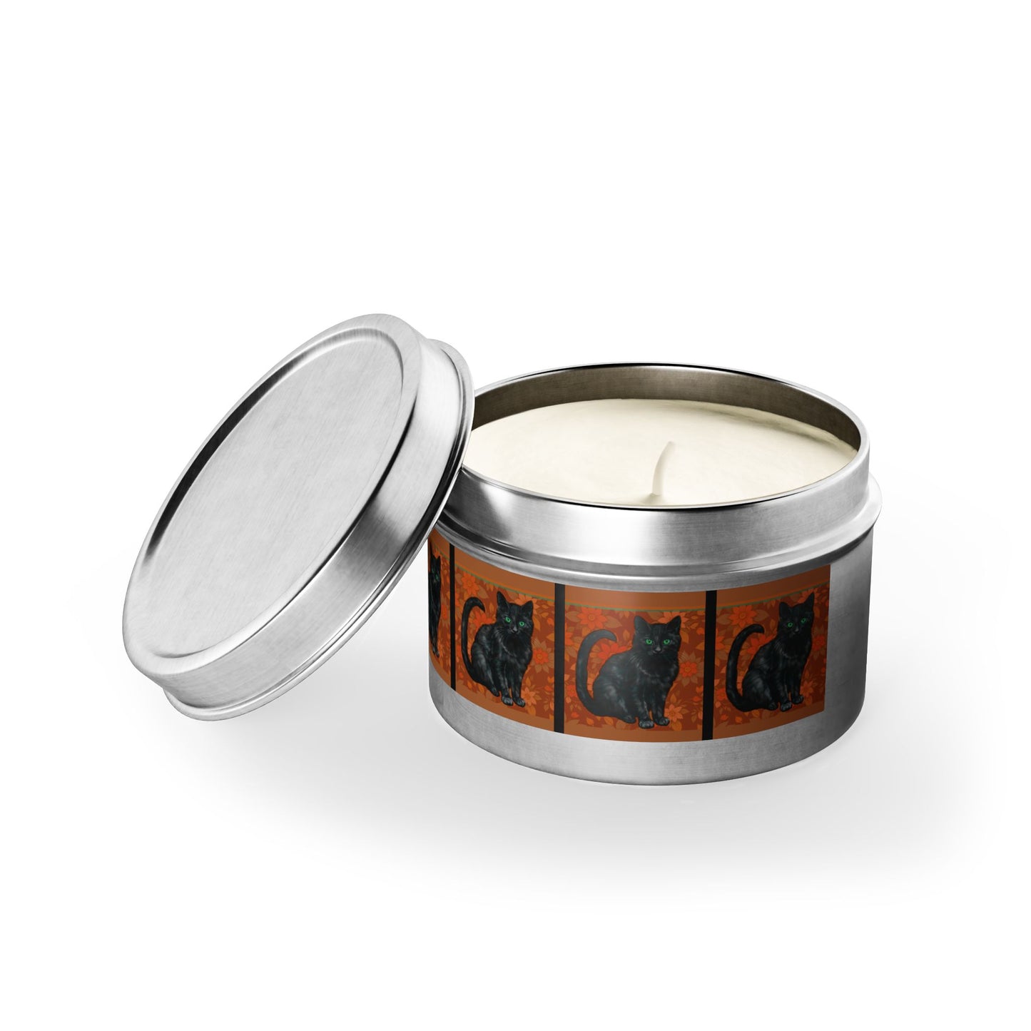 Candles Black Cats Tin