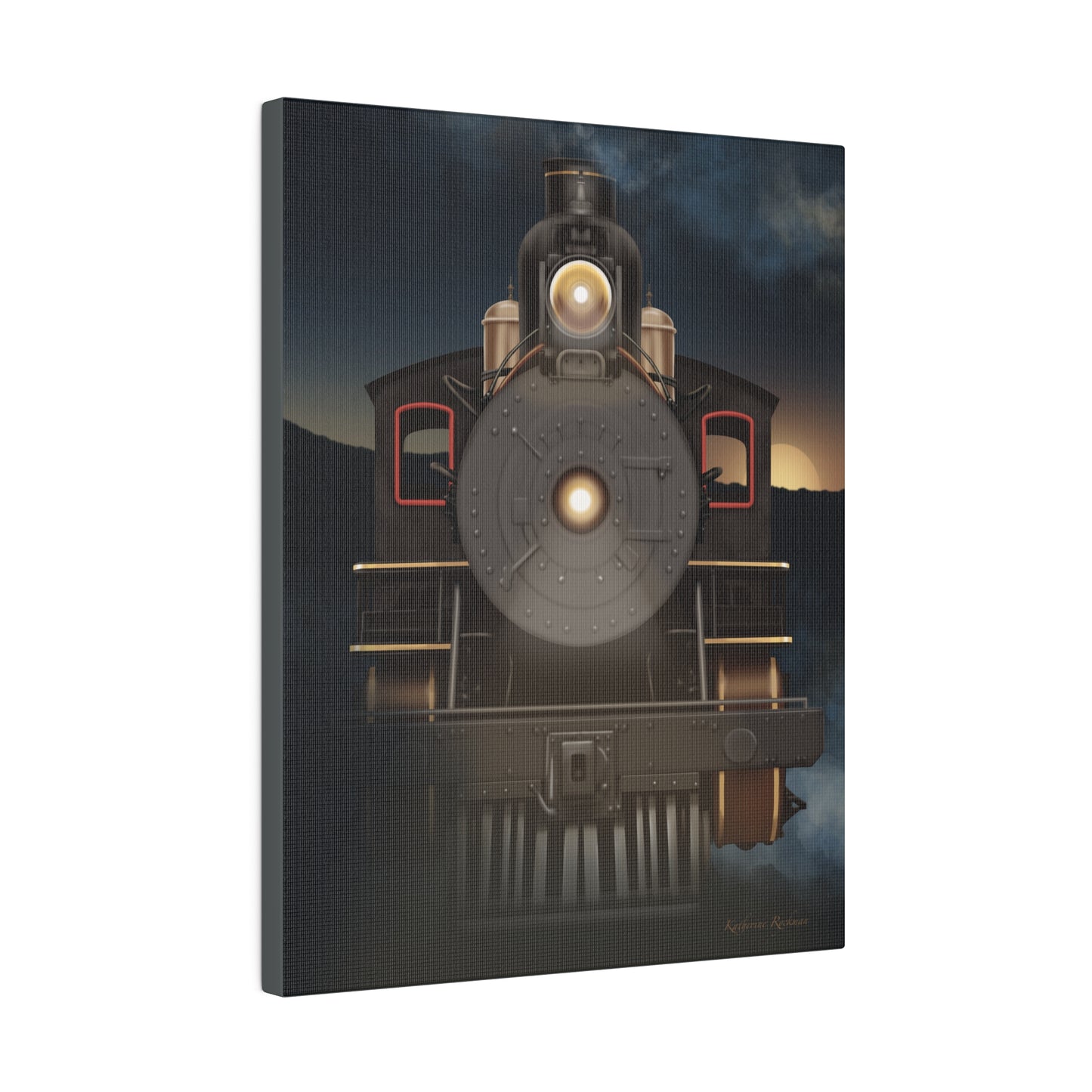 Canvas Print Steam Locomotive