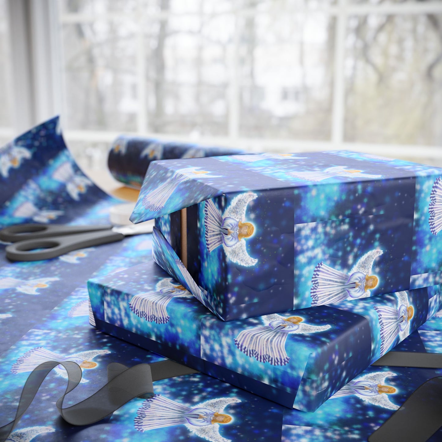 Wrapping Papers - Glowing Angel Design