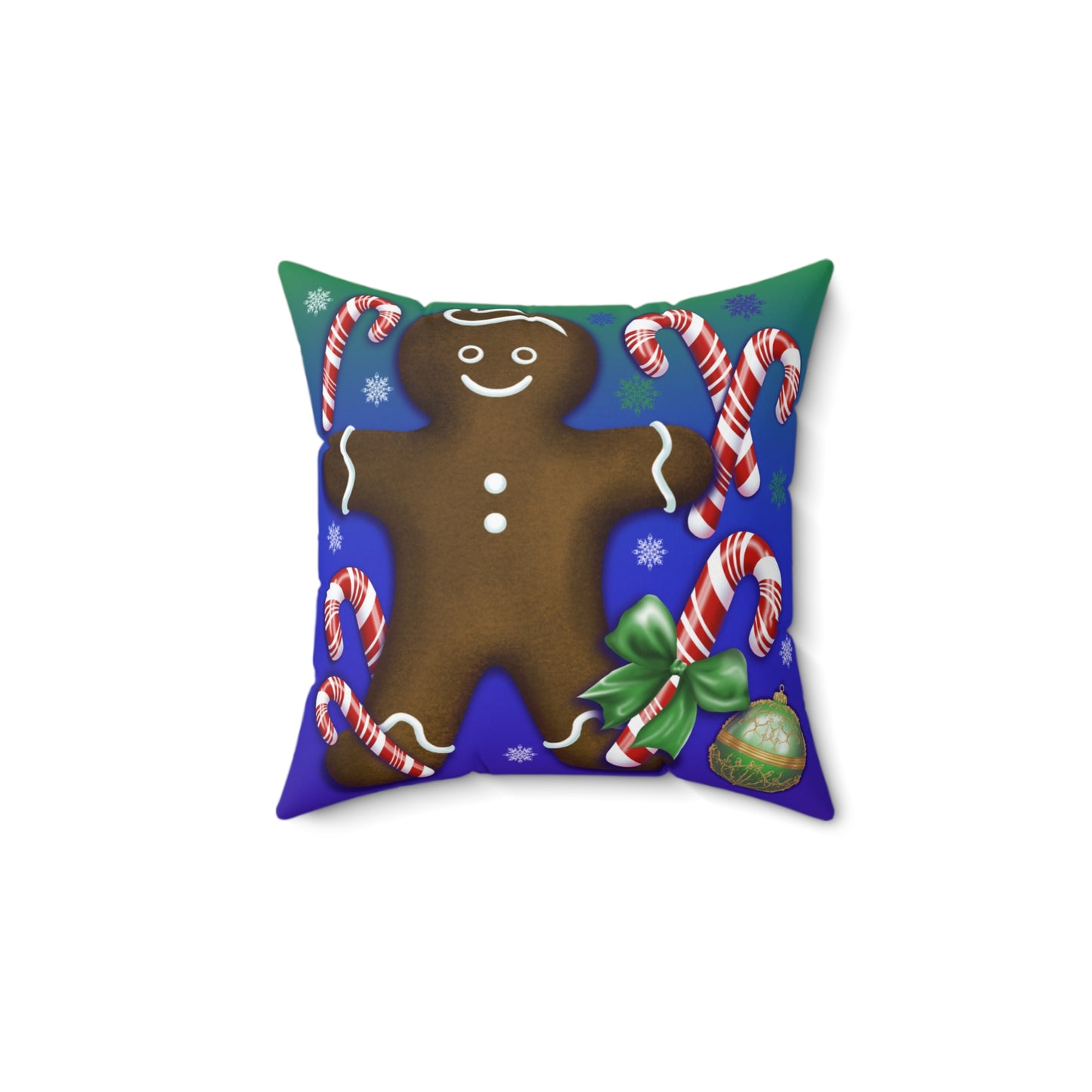 Pillow - Gingerbread Man Design