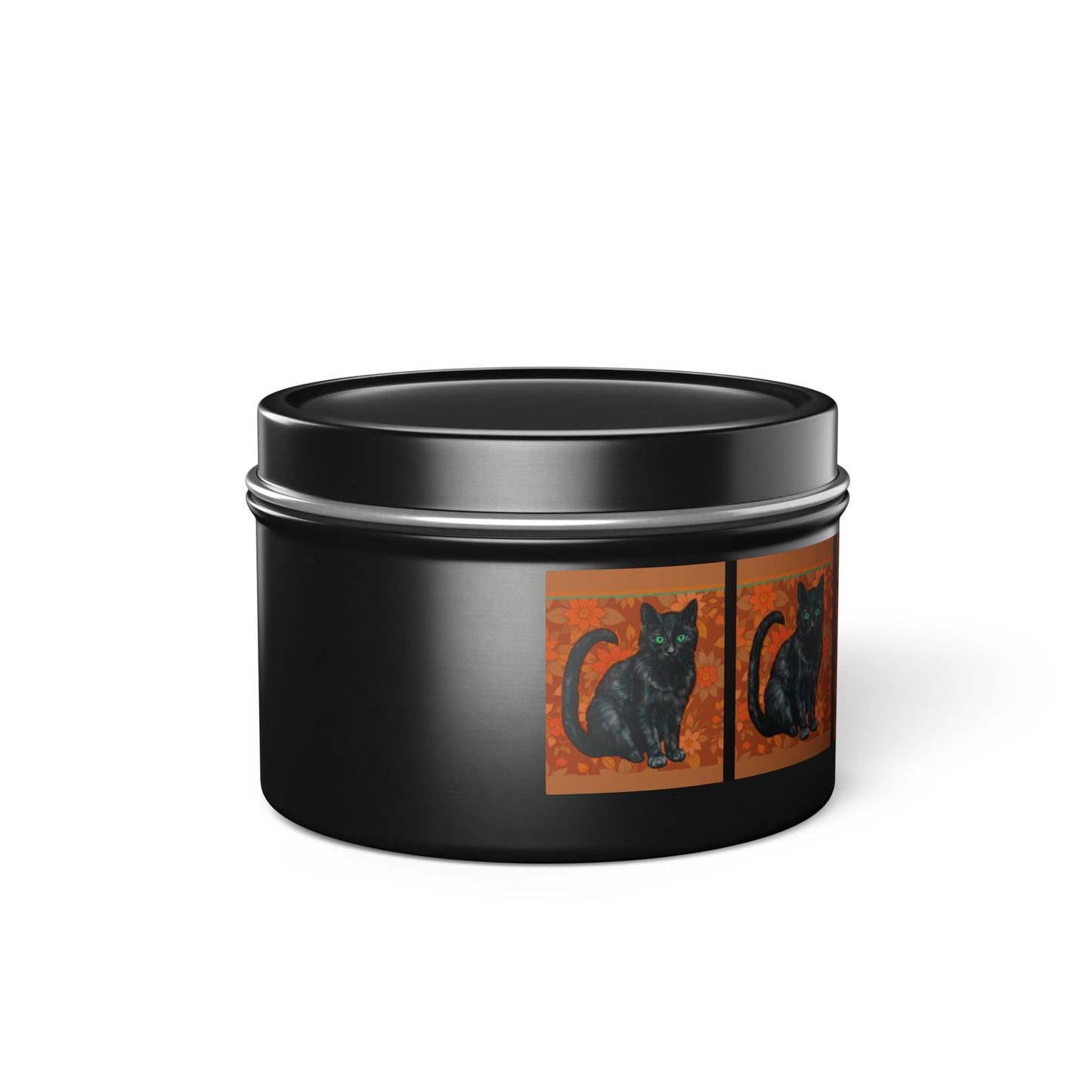 Candles Black Cats Tin