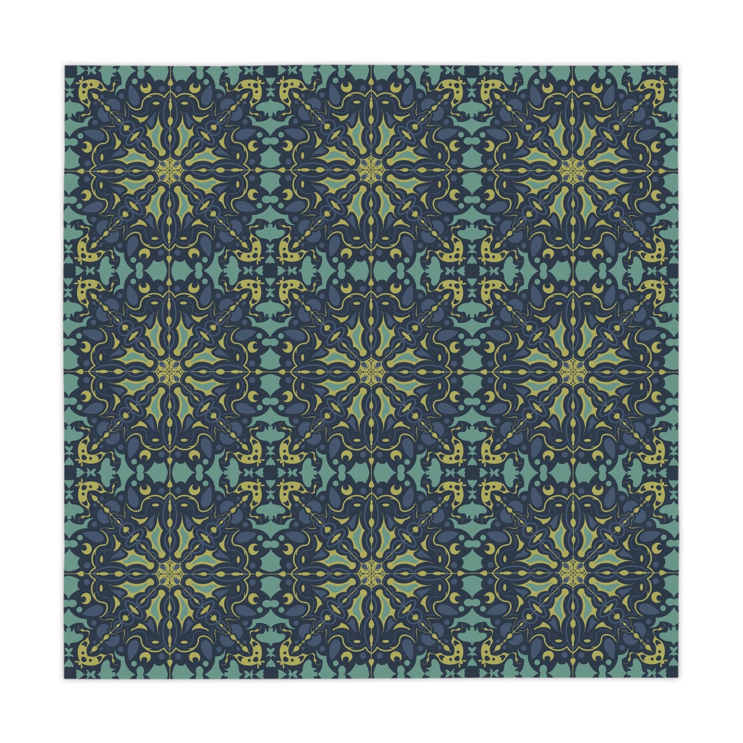 Tablecloth - Beautiful Blue Green Pattern