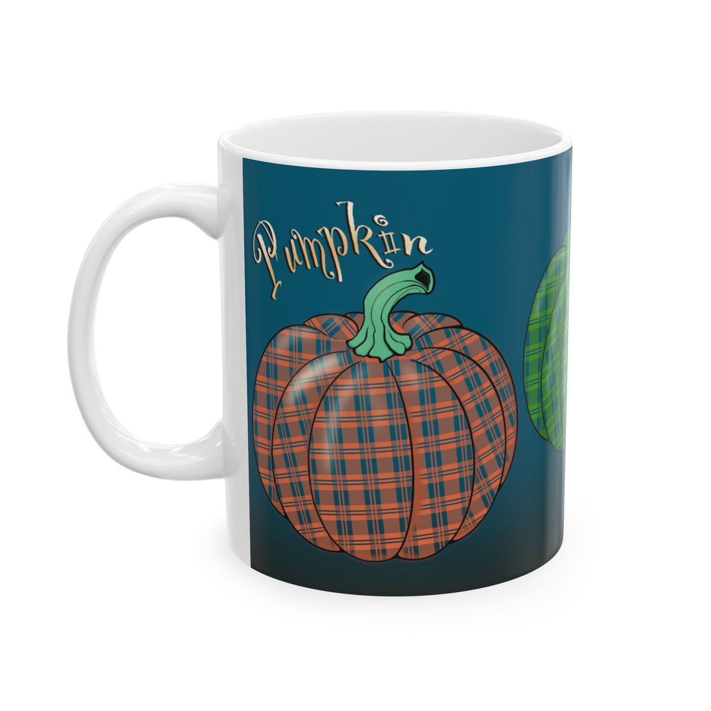 Plaid Pumpkin Spice Mug