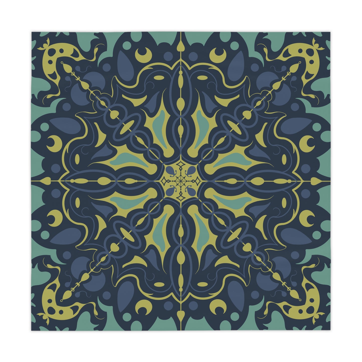 Tablecloth - Beautiful Blue Green Pattern