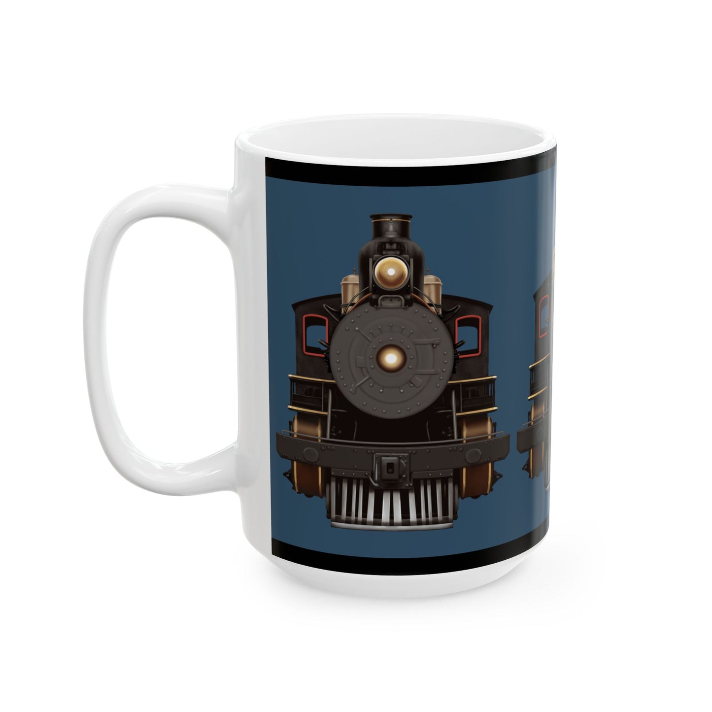 Vintage Steam Locomotive Design - 11oz and 15oz Options