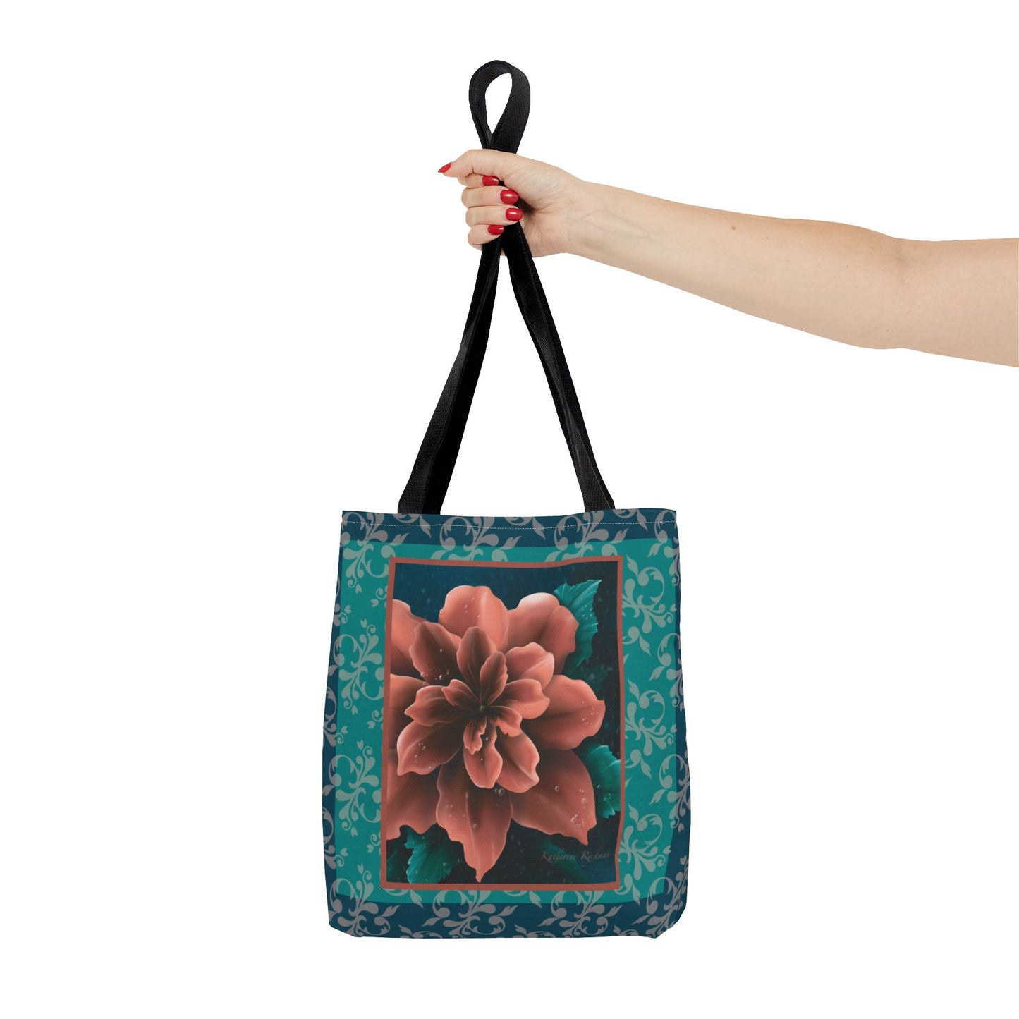 Elegant Flower Tote Bag