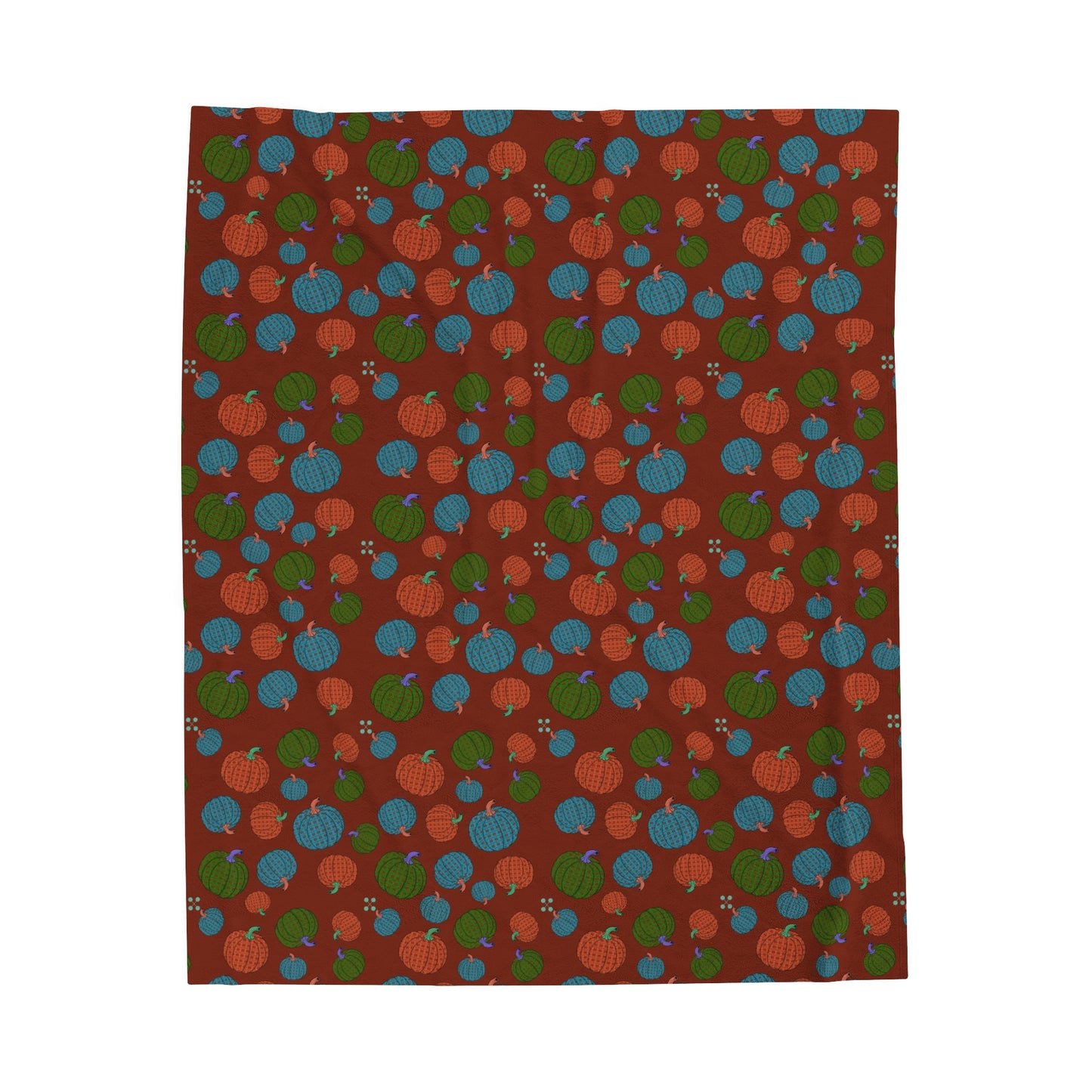 Red Pumpkin pattern Velveteen Plush Blanket