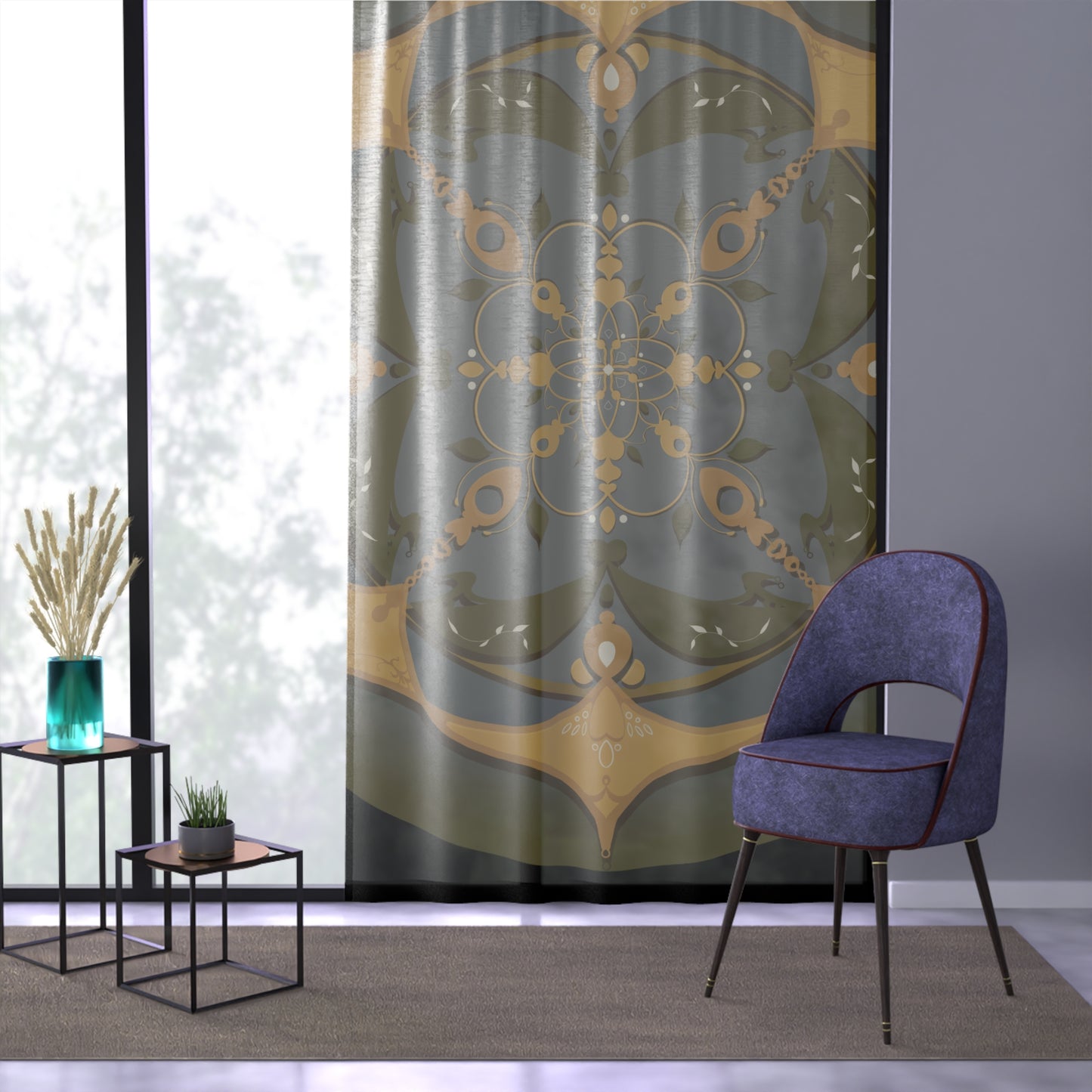 Sheer Curtain - Multicolored Sheer