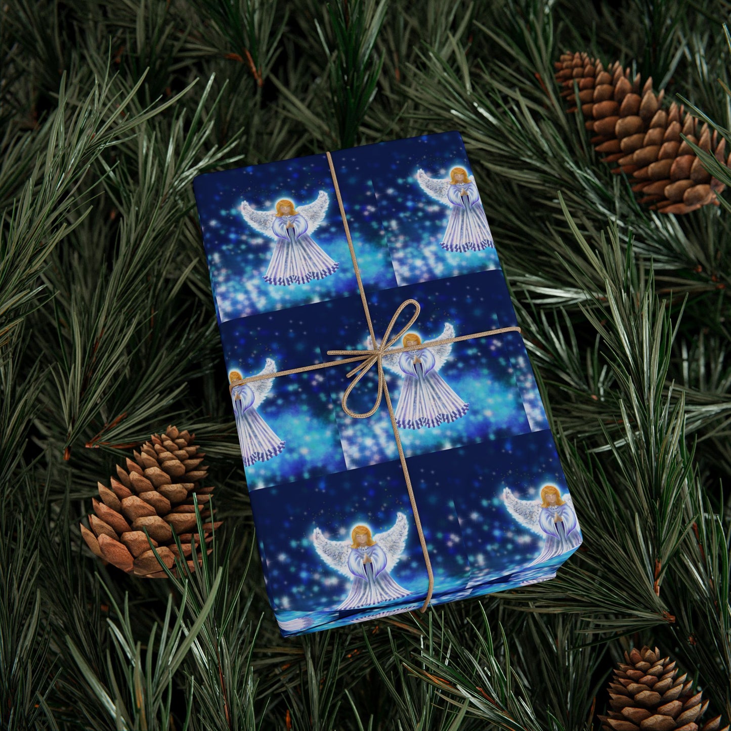 Wrapping Papers - Glowing Angel Design