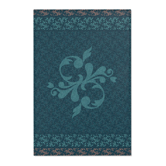 Green Area Rug- Elegant Design for Home Decor