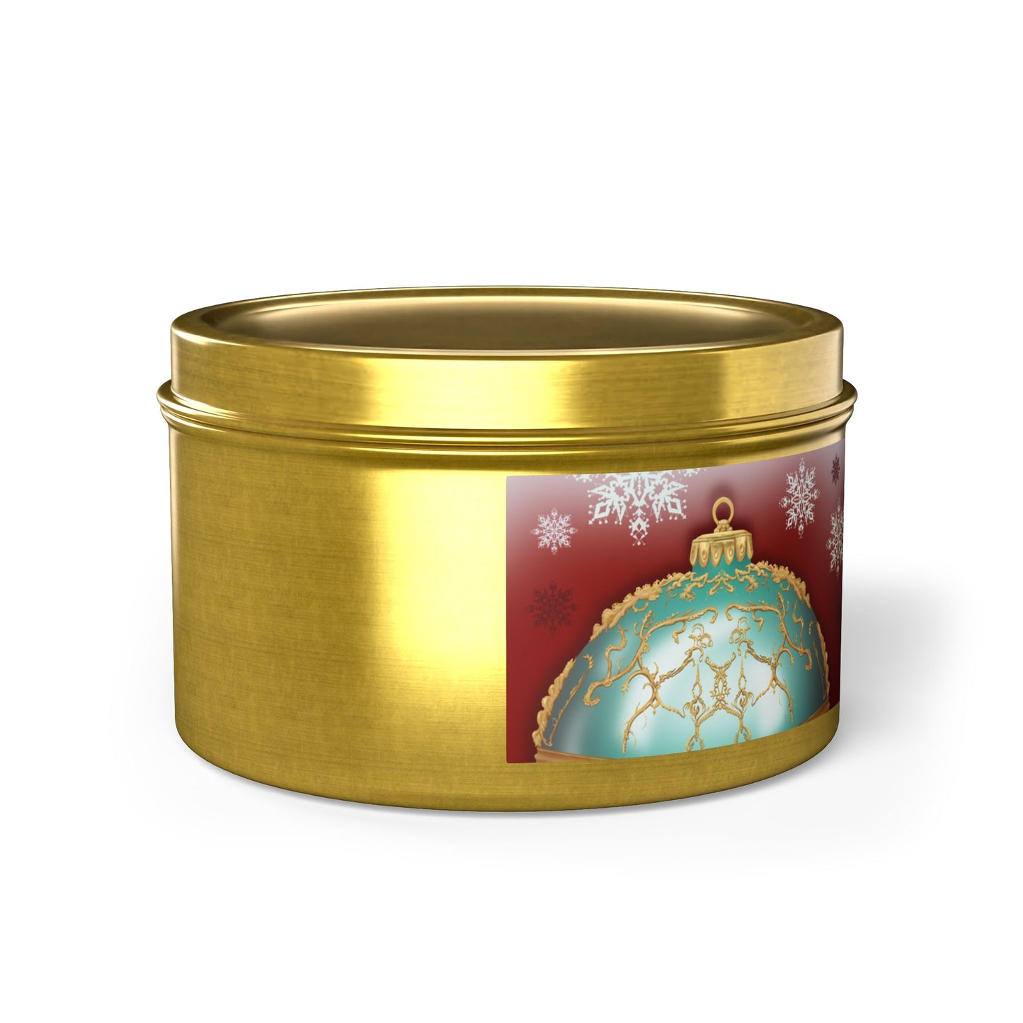 Christmas Tin Candles