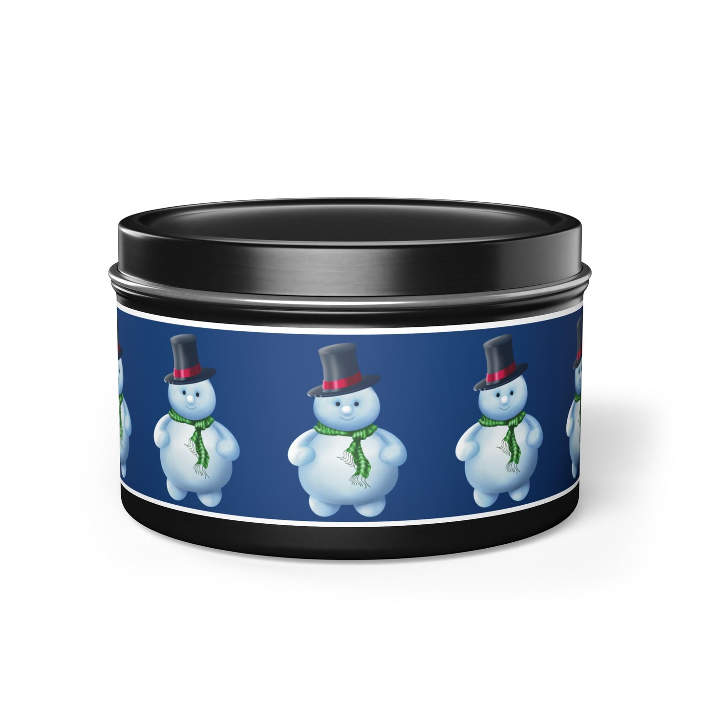 Christmas Tin Candles