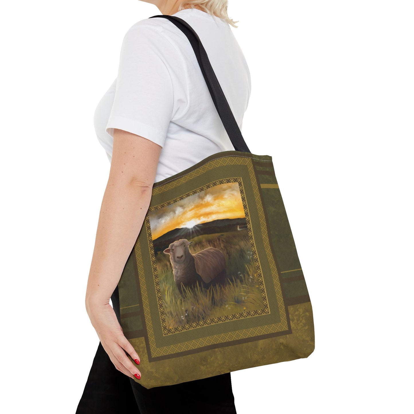 Sunrise Sheep Tote Bag