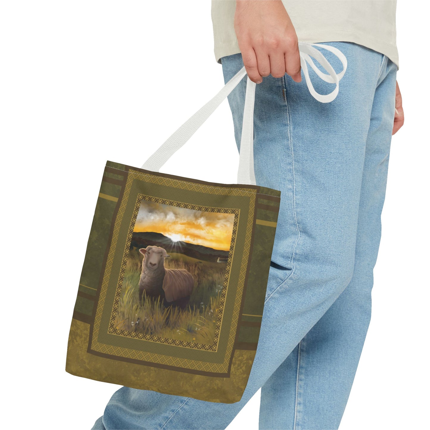 Sunrise Sheep Tote Bag