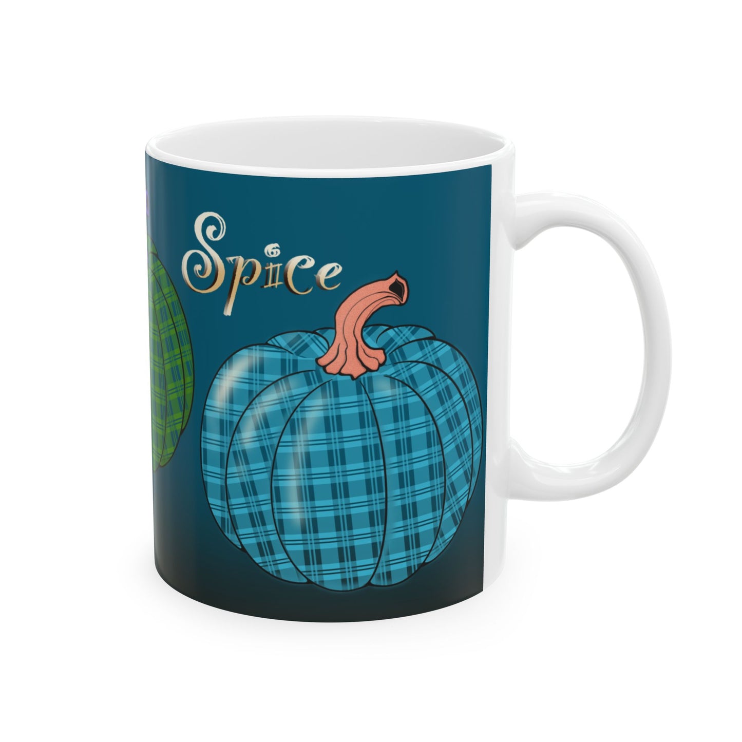 Plaid Pumpkin Spice Mug