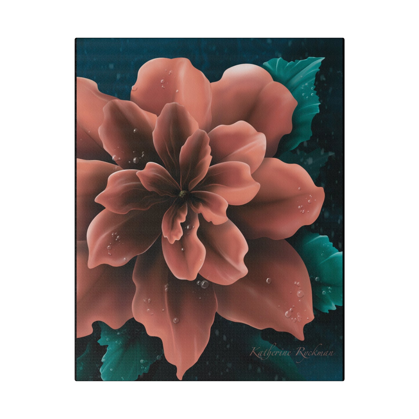 Elegant Flower - Matte Canvas, Stretched, 0.75"