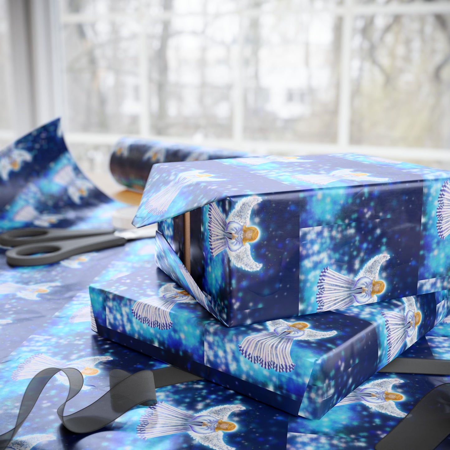 Wrapping Papers - Glowing Angel Design