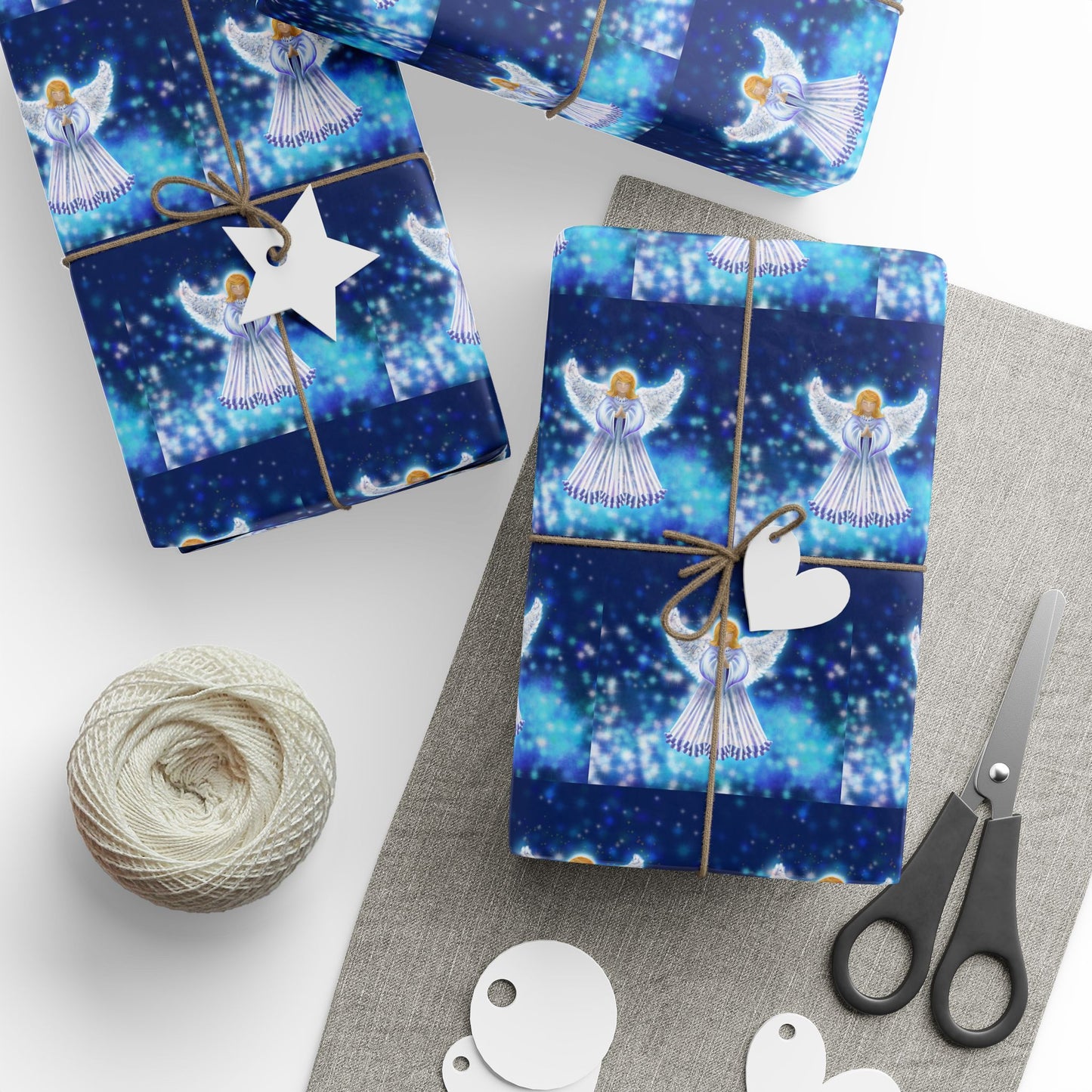 Wrapping Papers - Glowing Angel Design