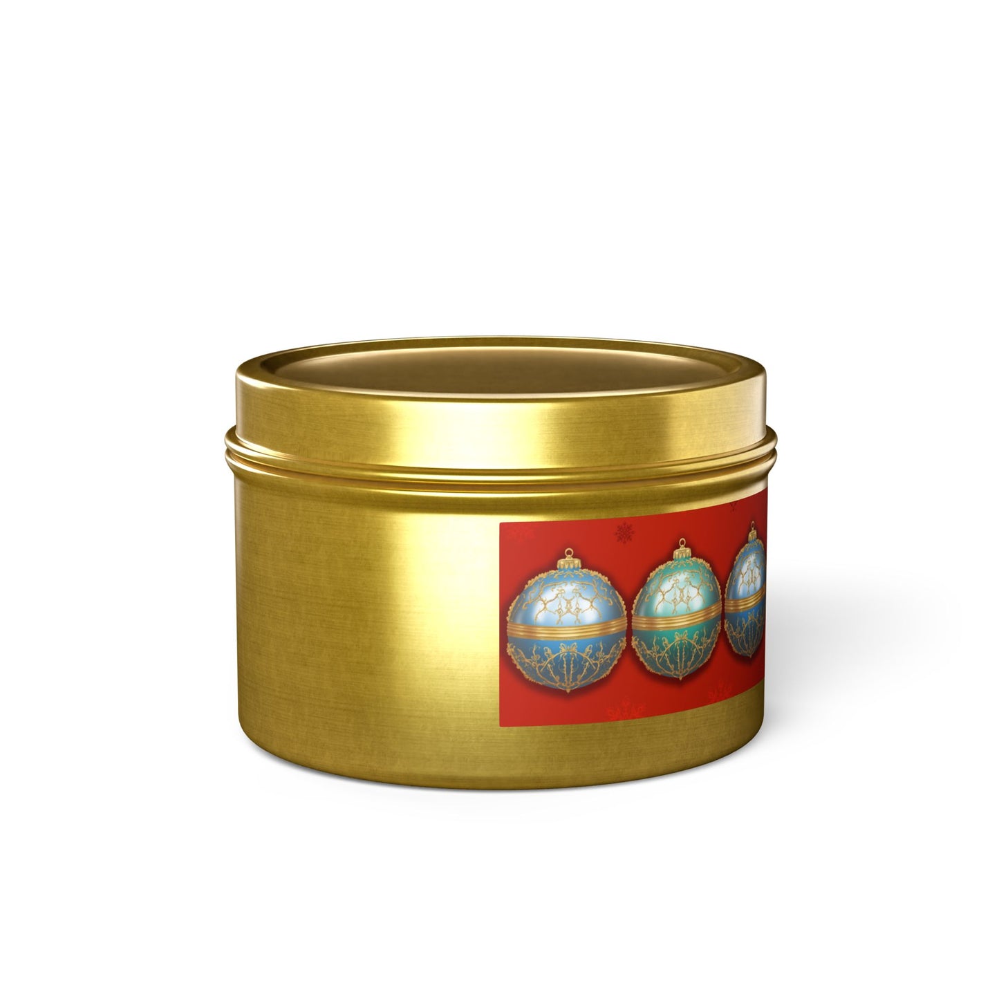 Christmas Tin Candles