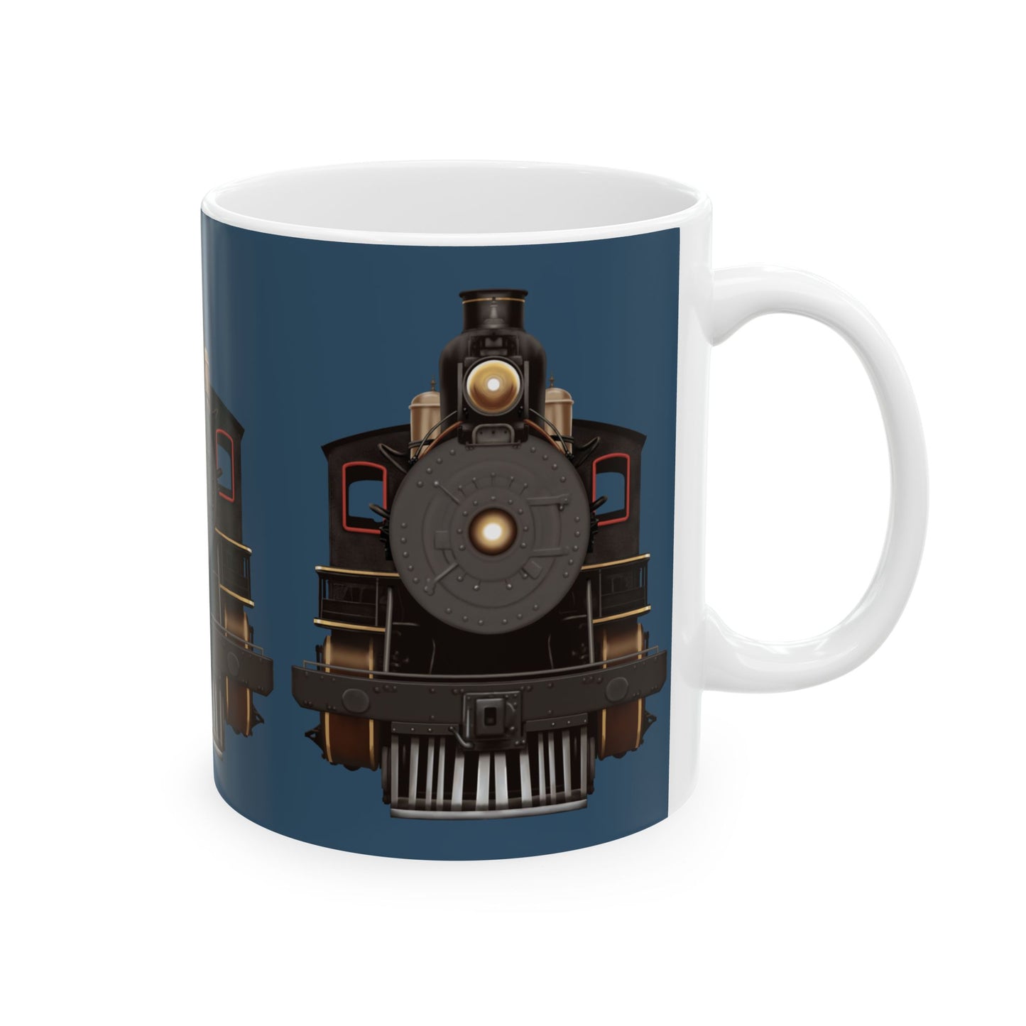 Vintage Steam Locomotive Design - 11oz and 15oz Options