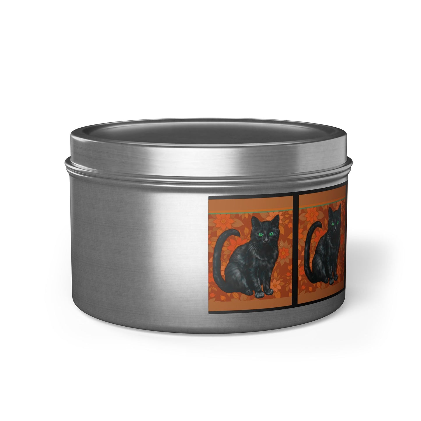 Candles Black Cats Tin