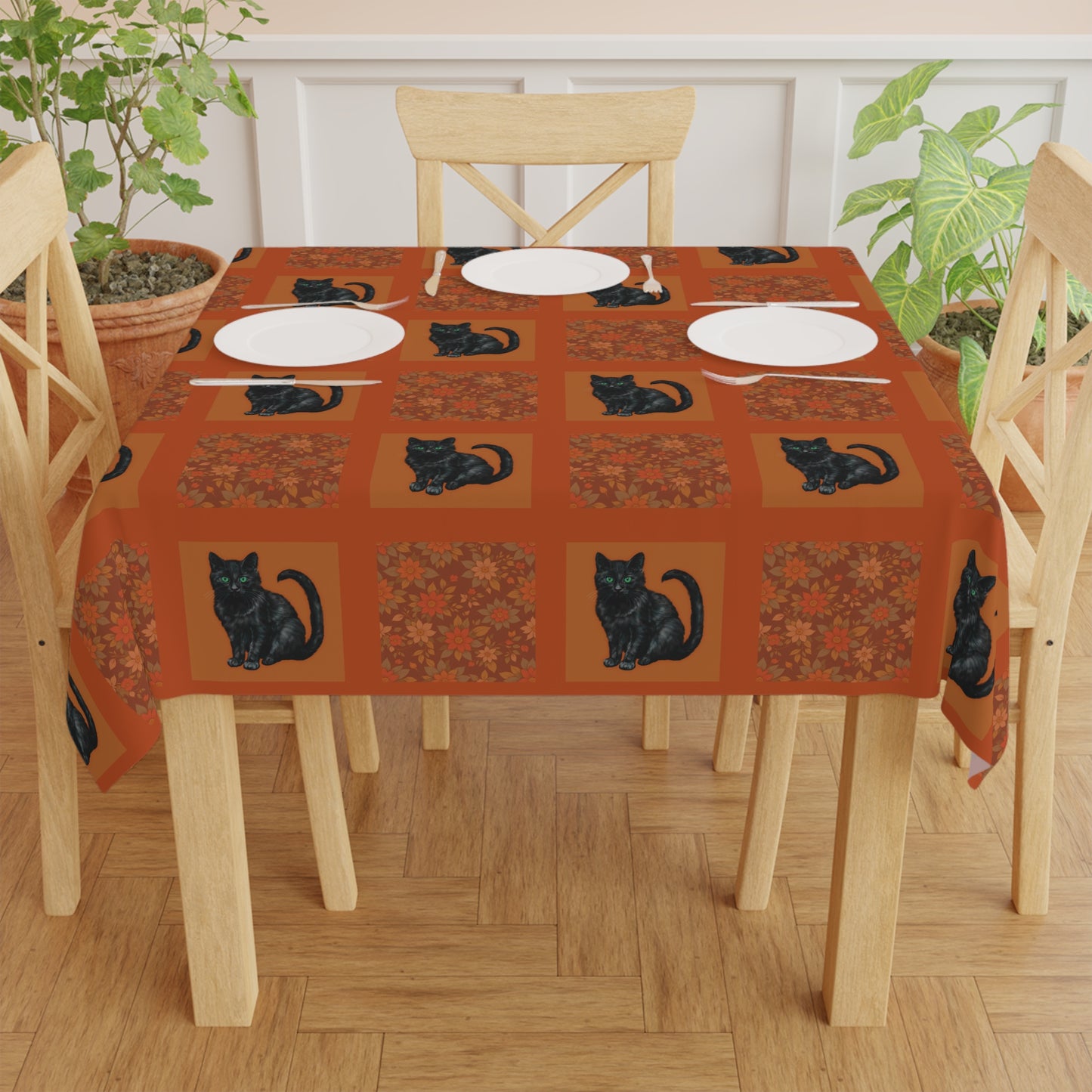 Tablecloth Black Cat