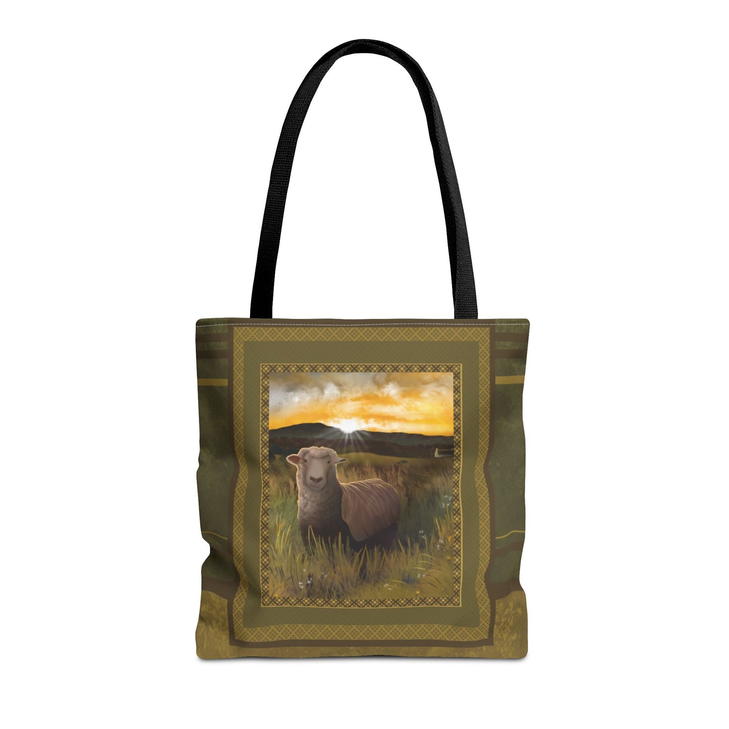 Sunrise Sheep Tote Bag