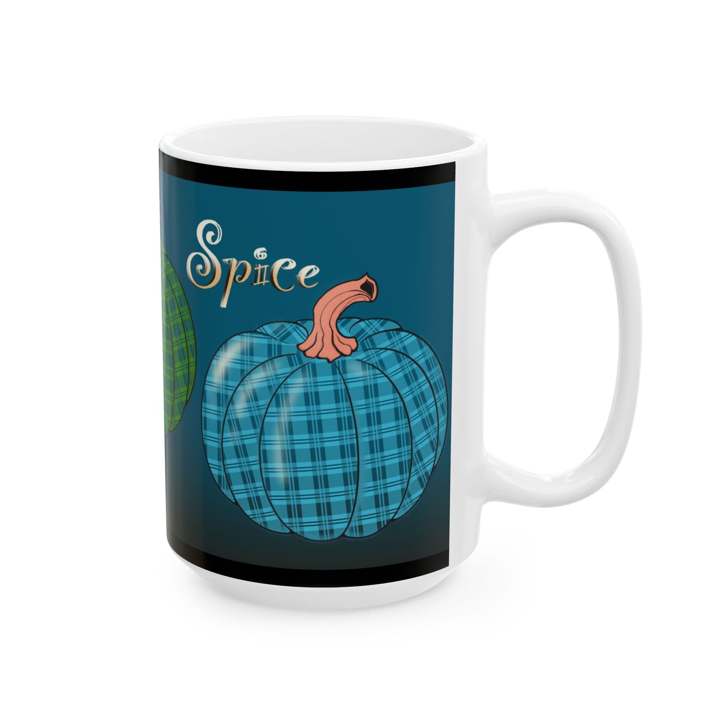 Plaid Pumpkin Spice Mug