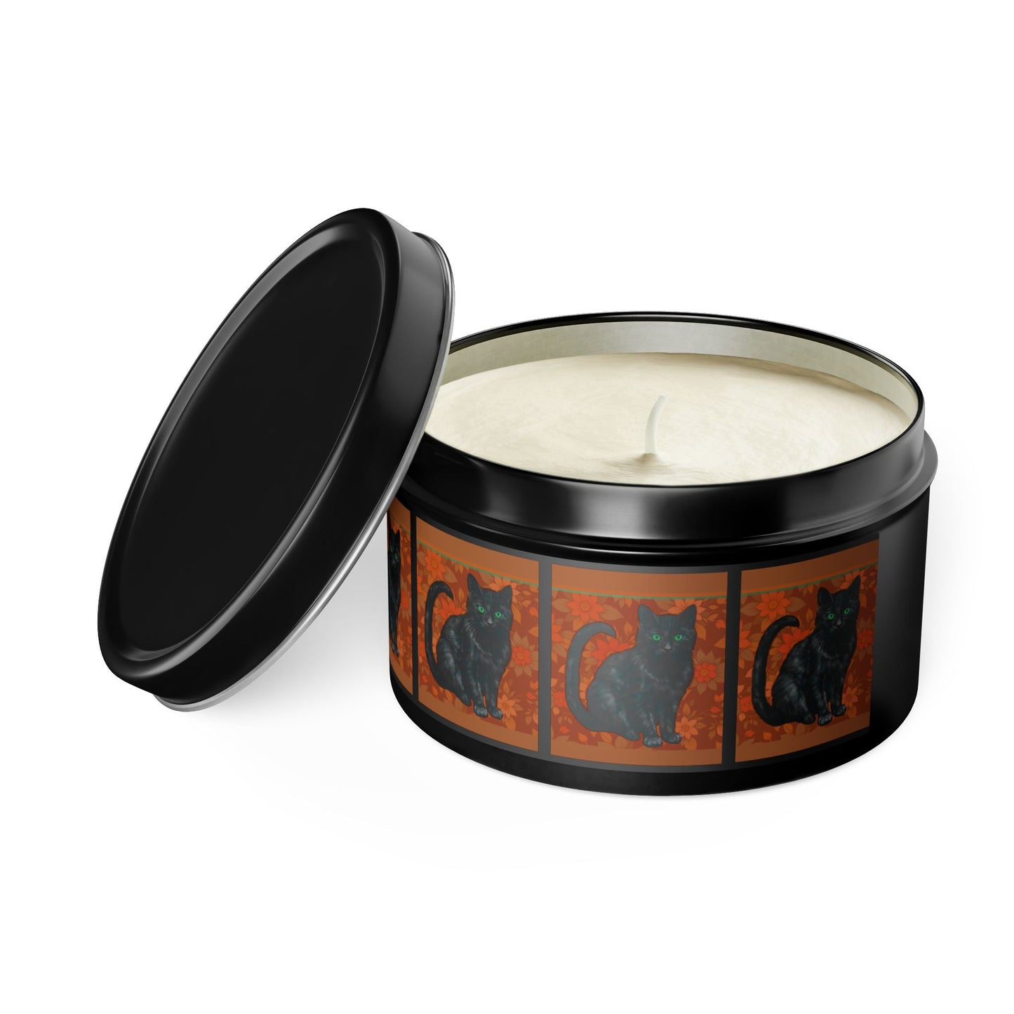 Candles Black Cats Tin