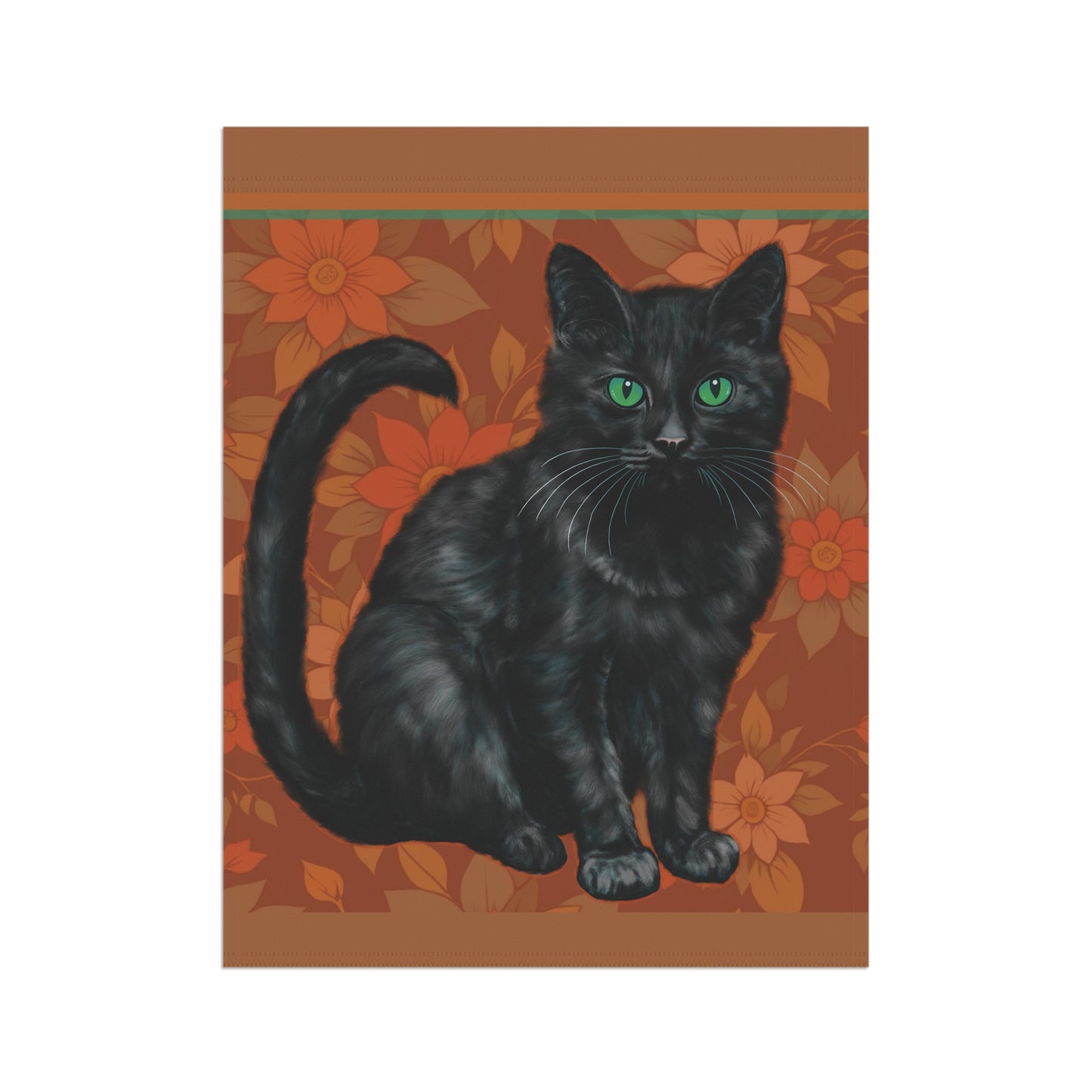 Banner - Black Cat Design for Garden & House Decor