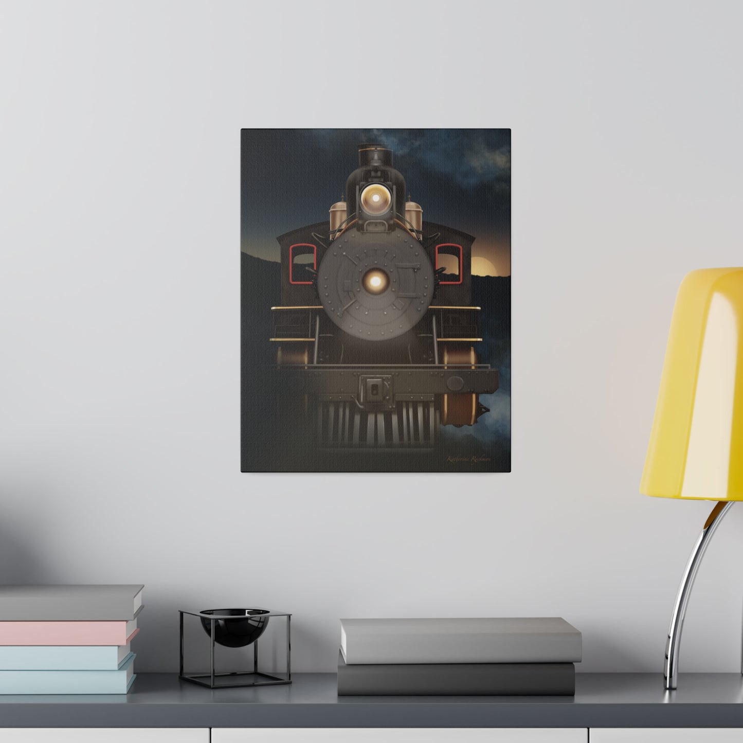 Canvas Print Steam Locomotive