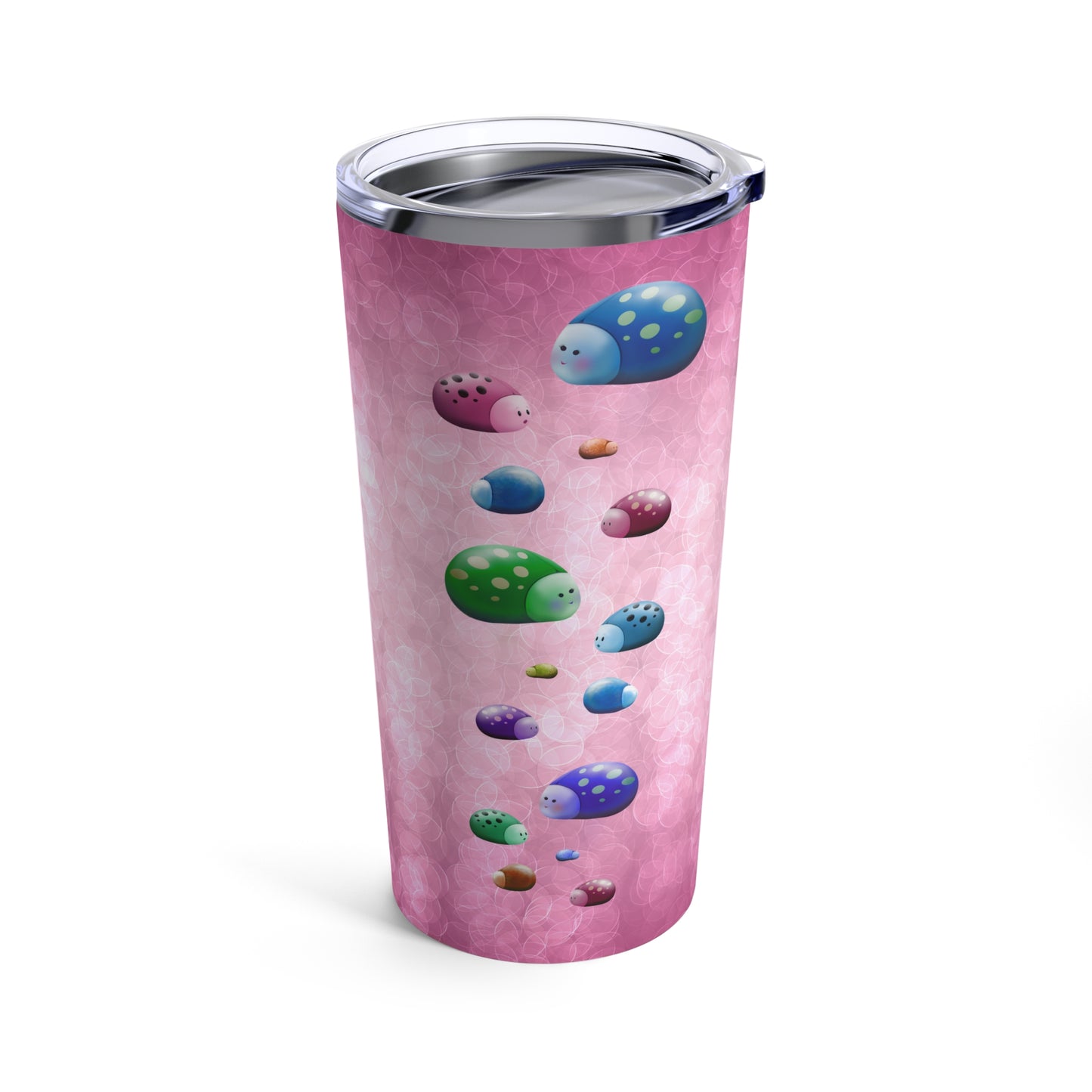 Tumbler 20oz colorful bugs