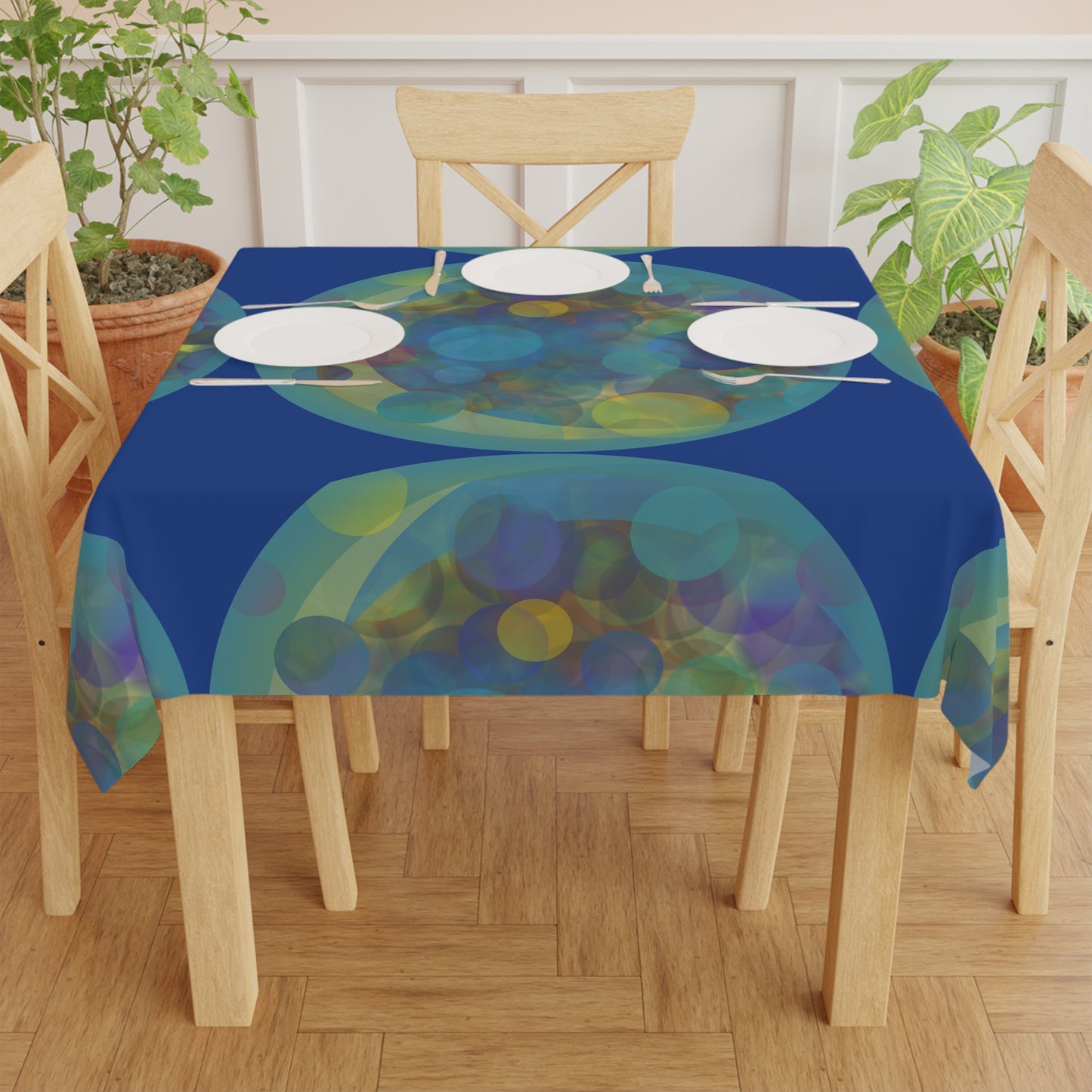 Tablecloth - Beautiful Blue Pattern