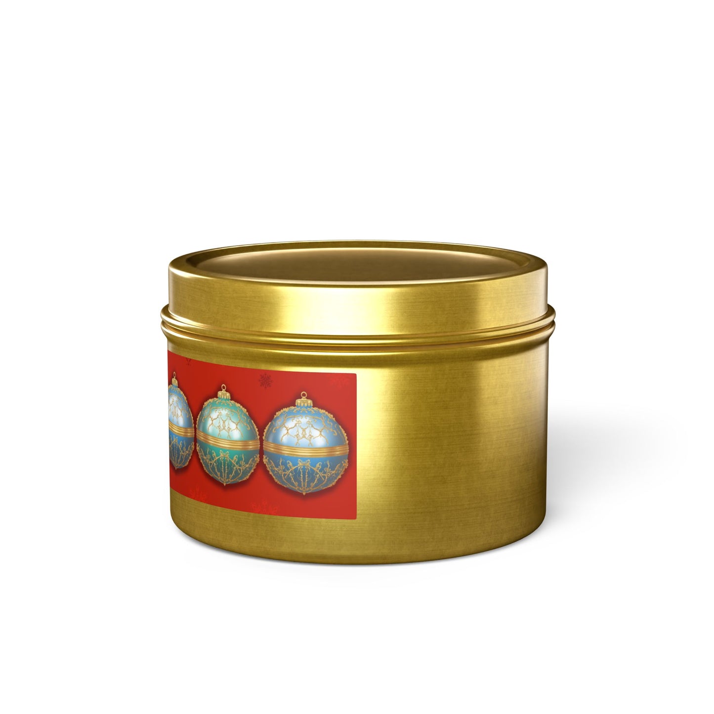 Christmas Tin Candles