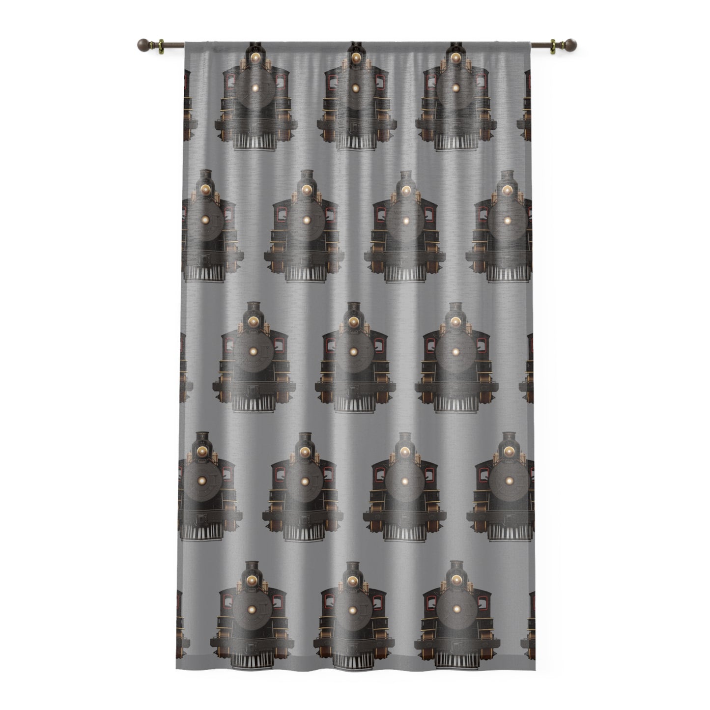 Curtain Panel Steam Locomotive Design