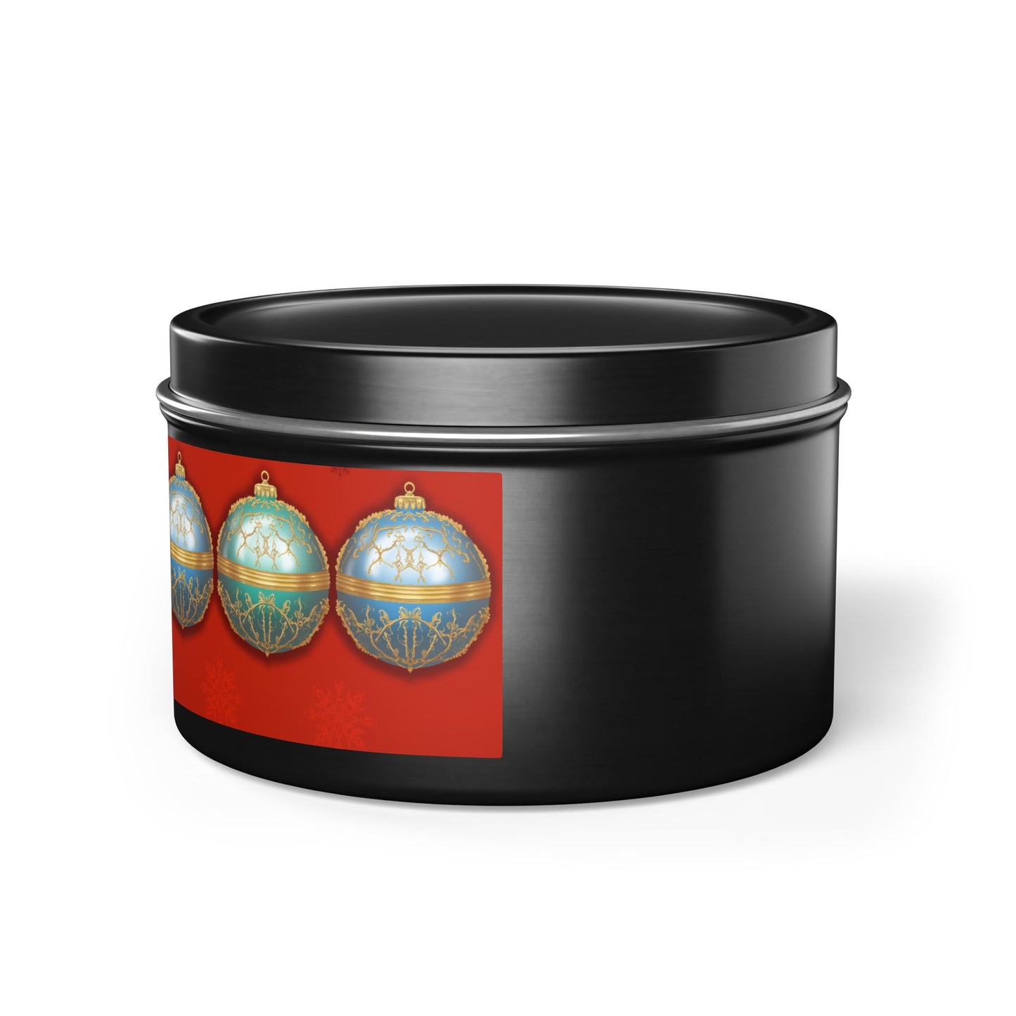 Christmas Tin Candles