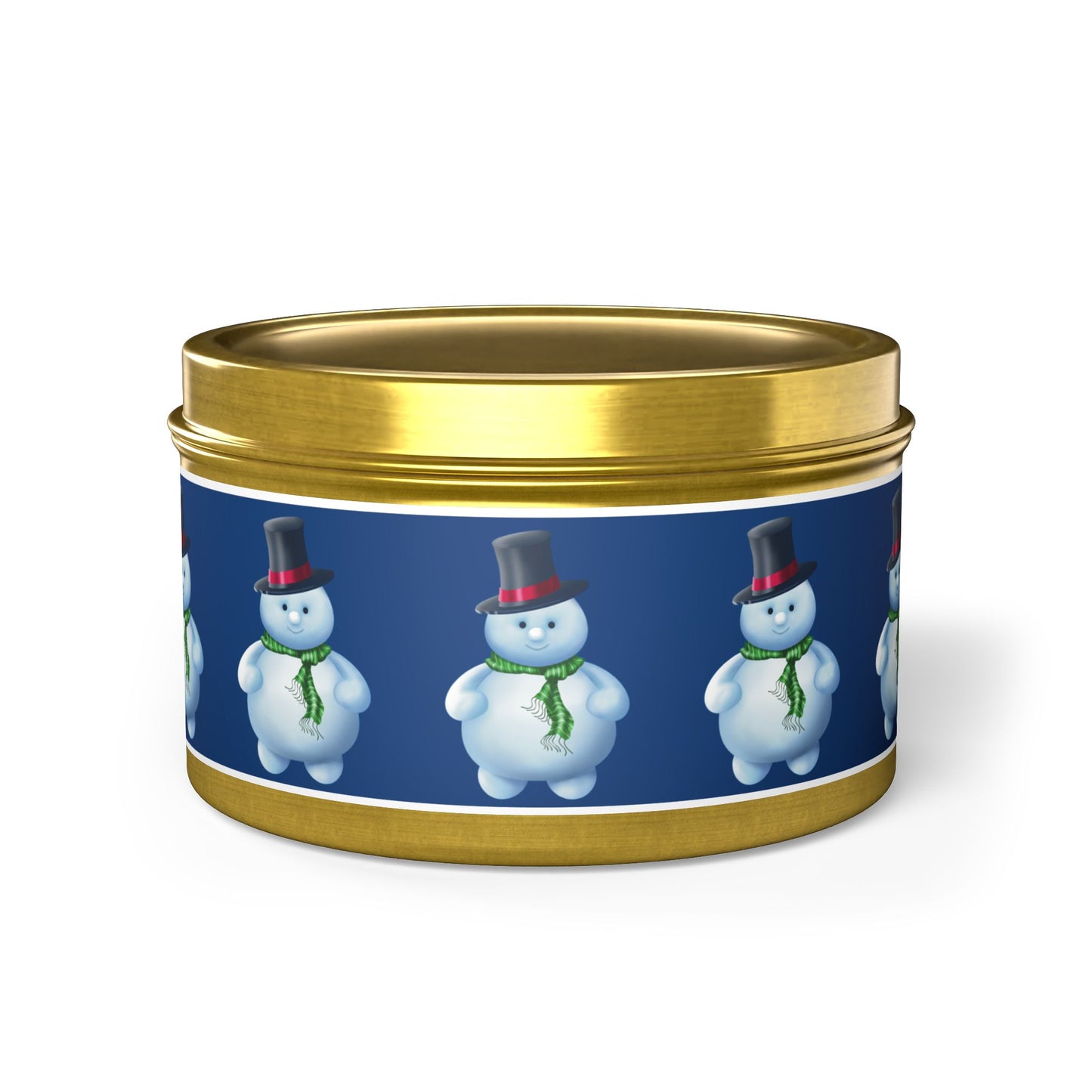 Christmas Tin Candles