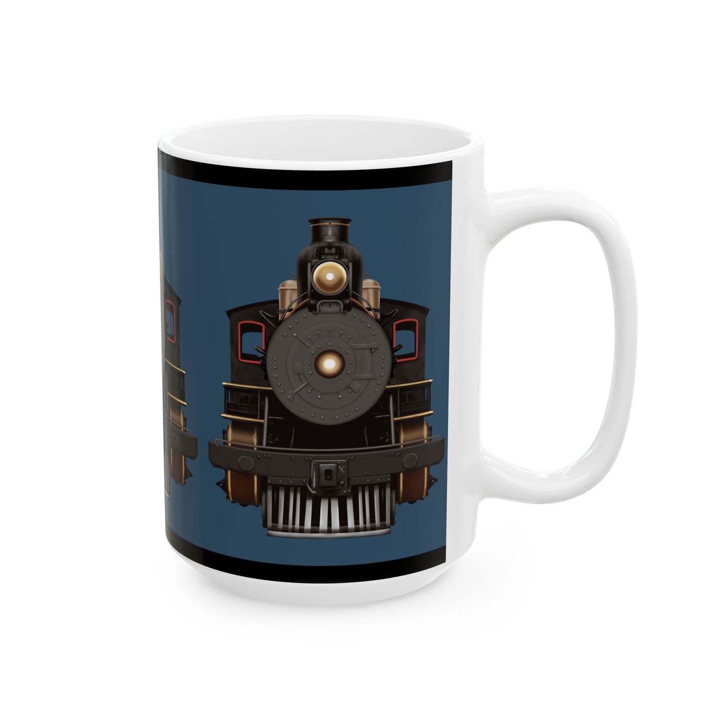 Vintage Steam Locomotive Design - 11oz and 15oz Options