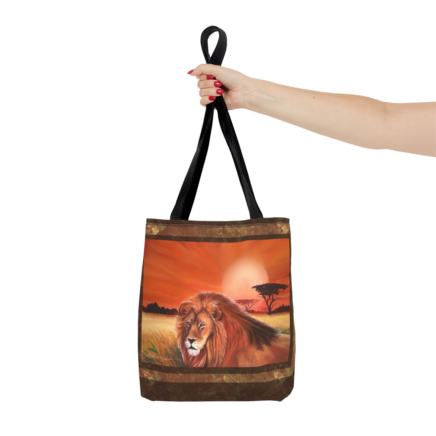 Lion Tote Bag - African Safari Inspired Design